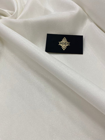 Tafta Fixa cu Sclipici Ivory