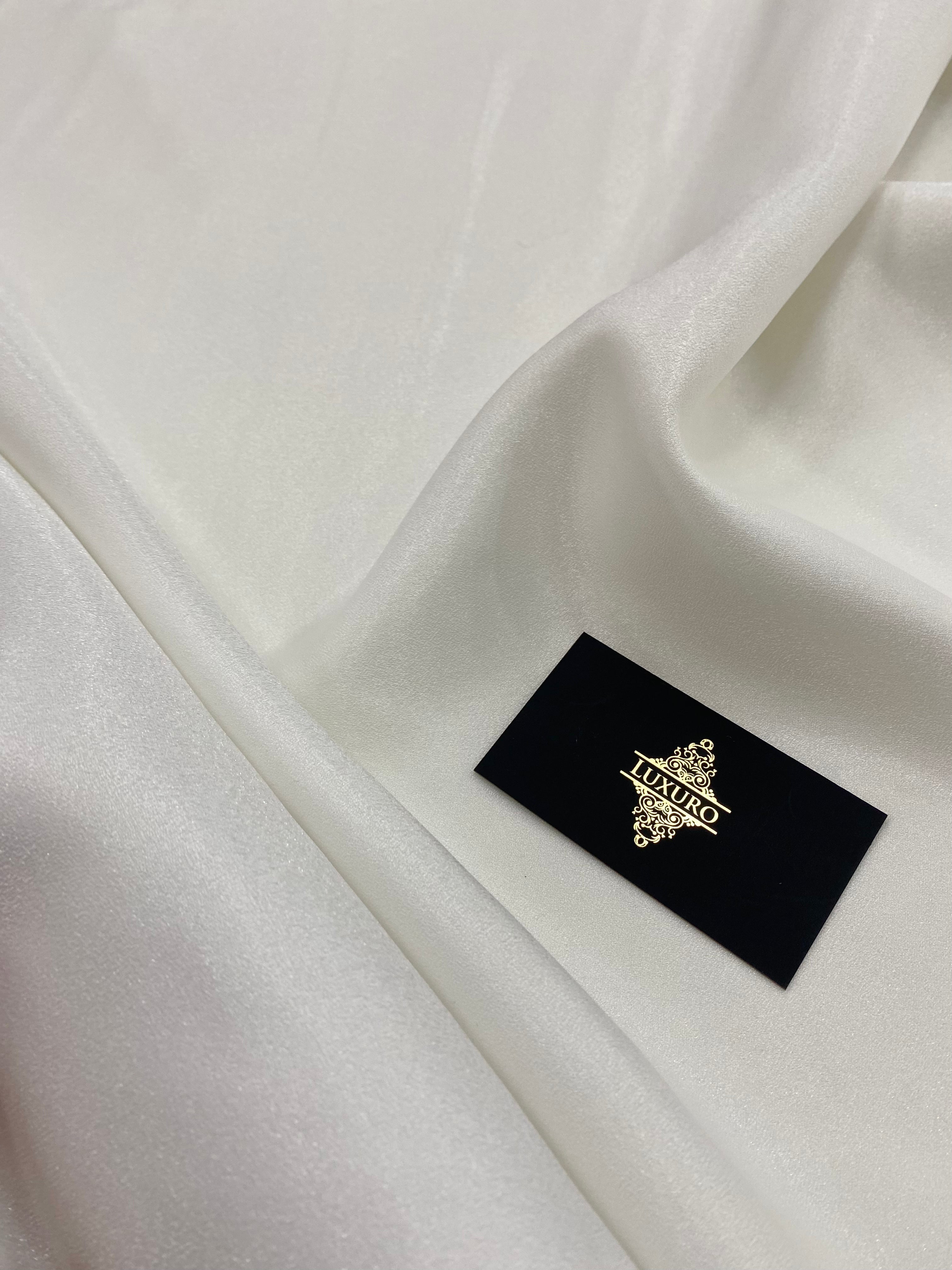 Tafta Fixa cu Sclipici Ivory