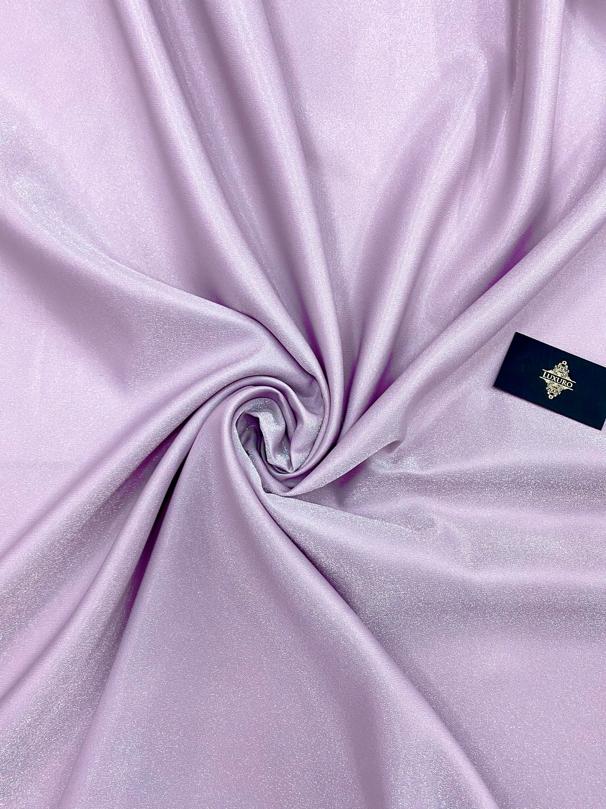 Tafta Fixa cu Sclipici Lavanda Deschis