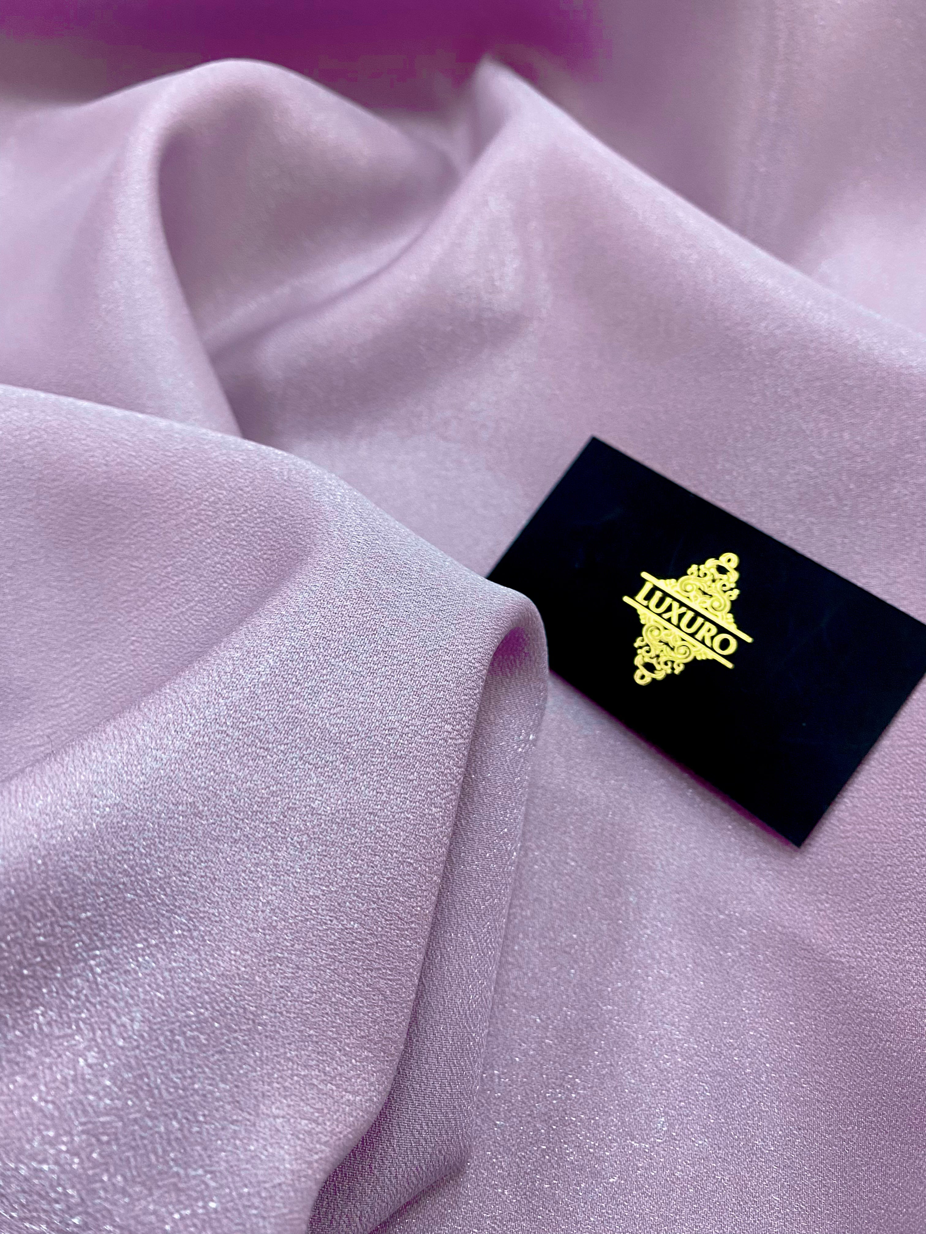 Tafta Fixa cu Sclipici Lavanda Deschis