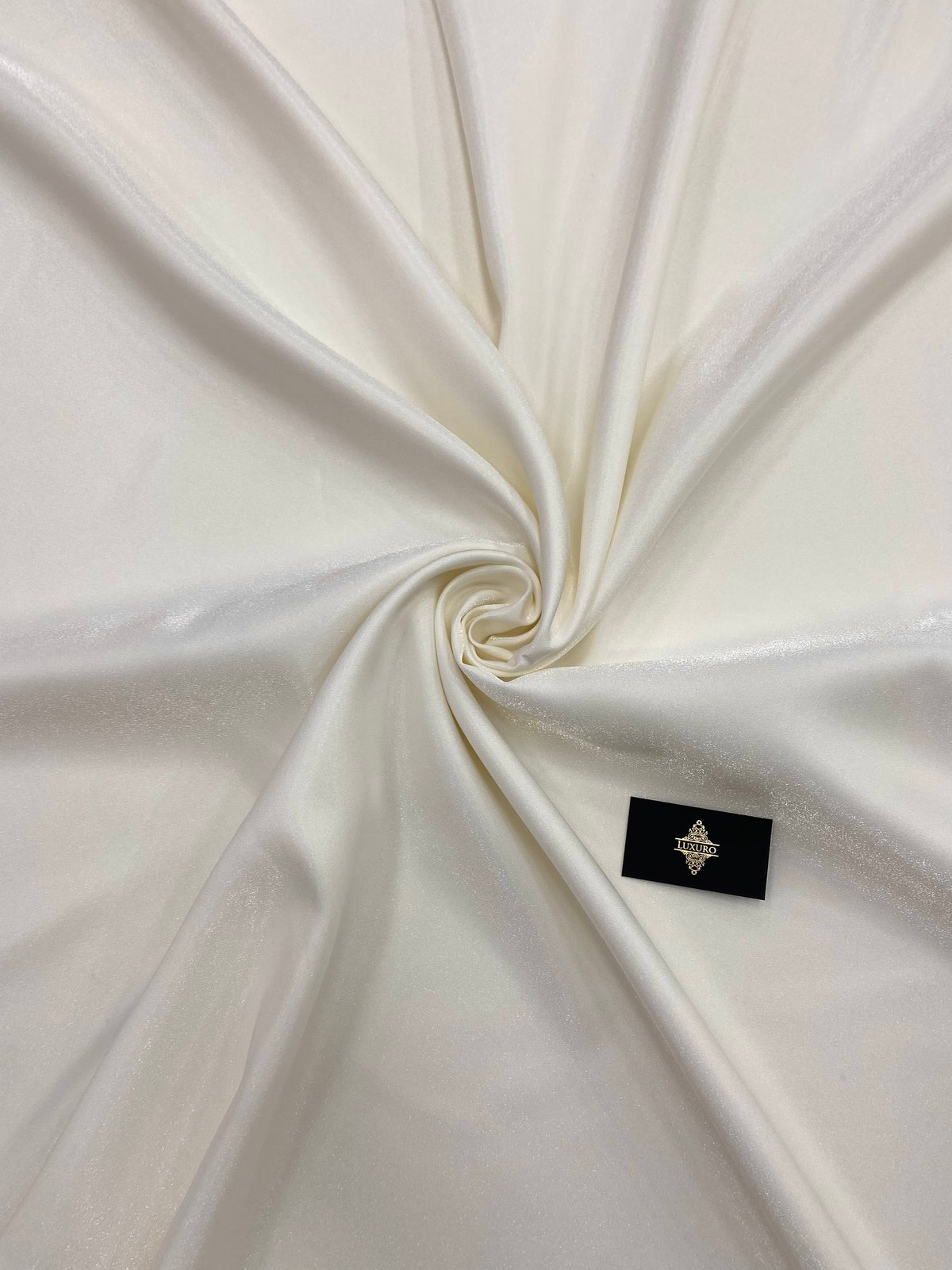 Tafta Fixa cu Sclipici Crem