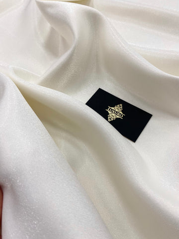 Tafta Fixa cu Sclipici Crem