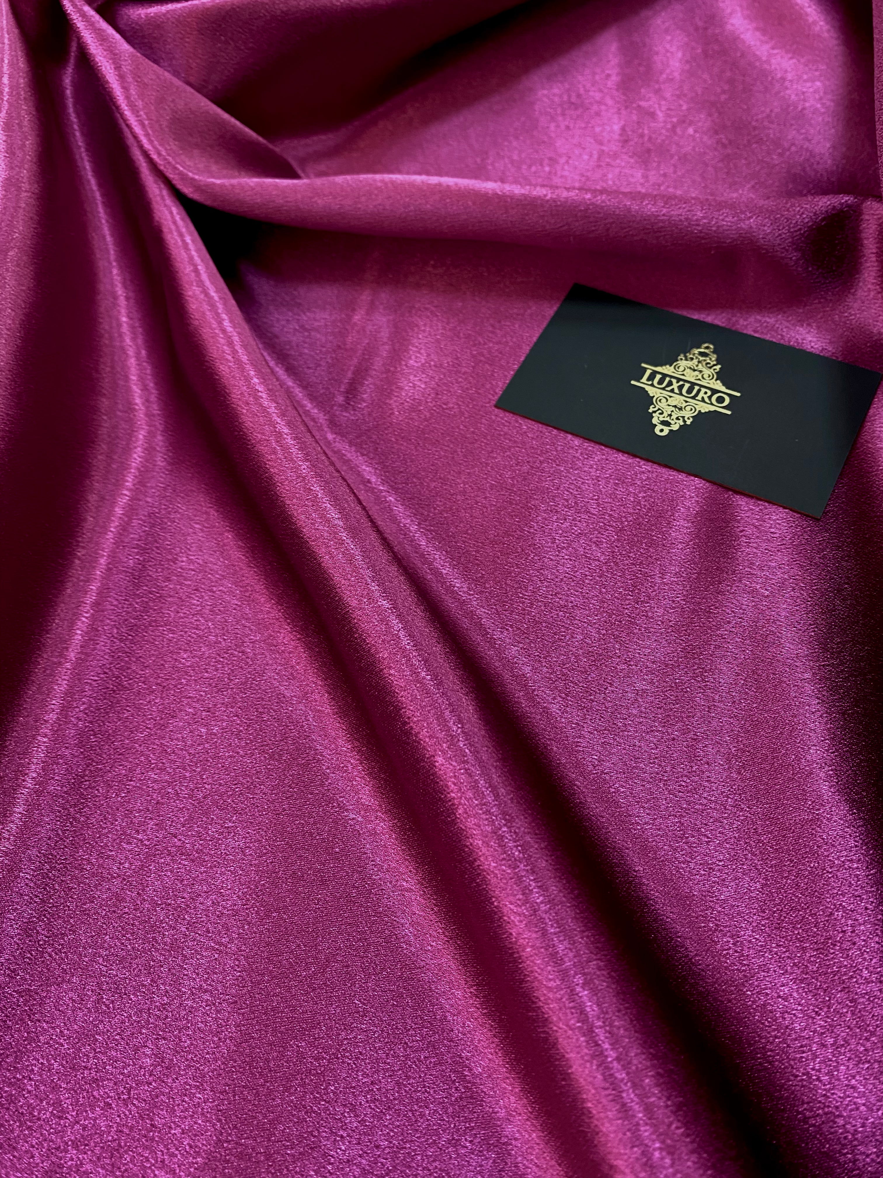 Magenta Shiny Elastic Taffeta