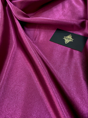 Magenta Shiny Elastic Taffeta