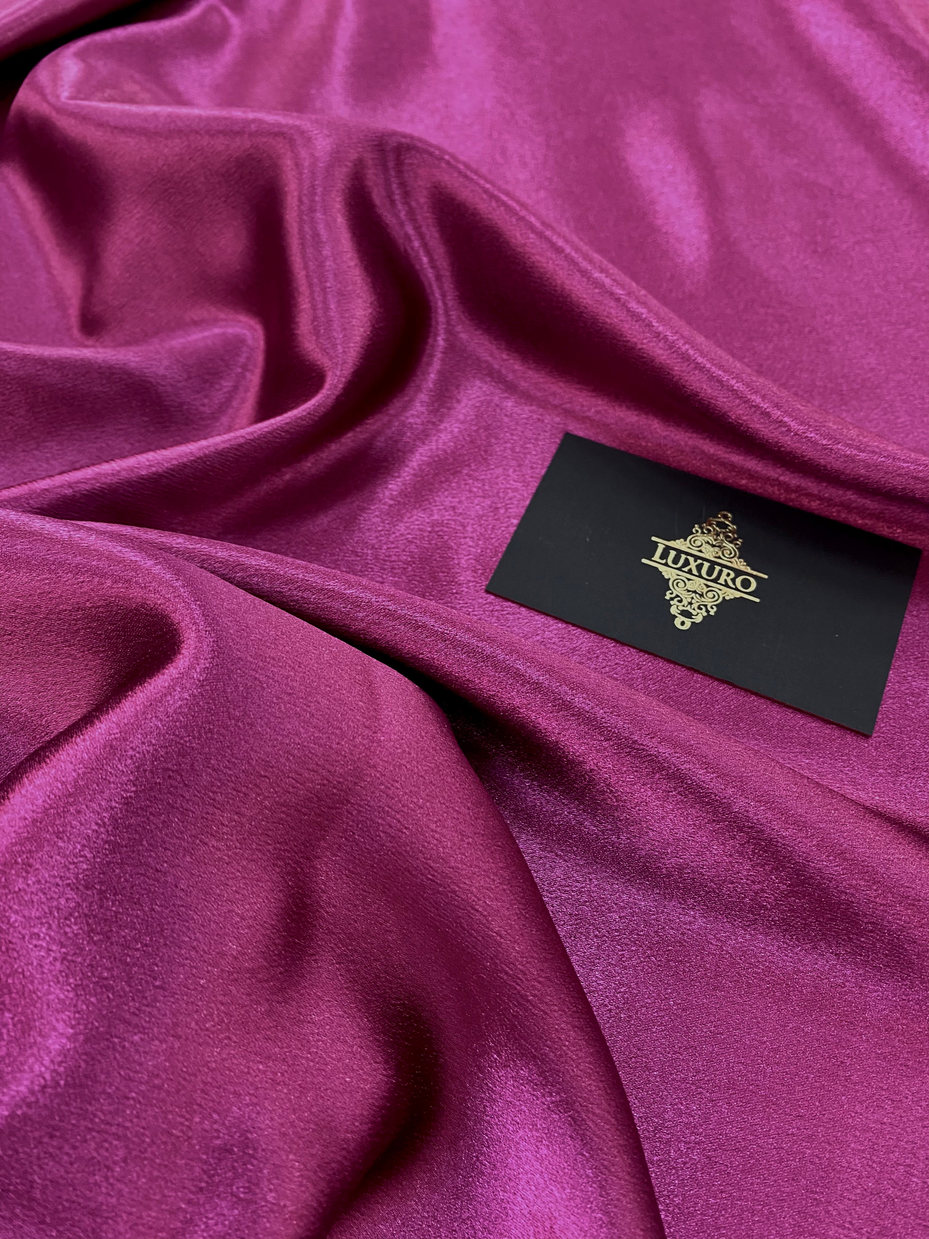Magenta Shiny Elastic Taffeta
