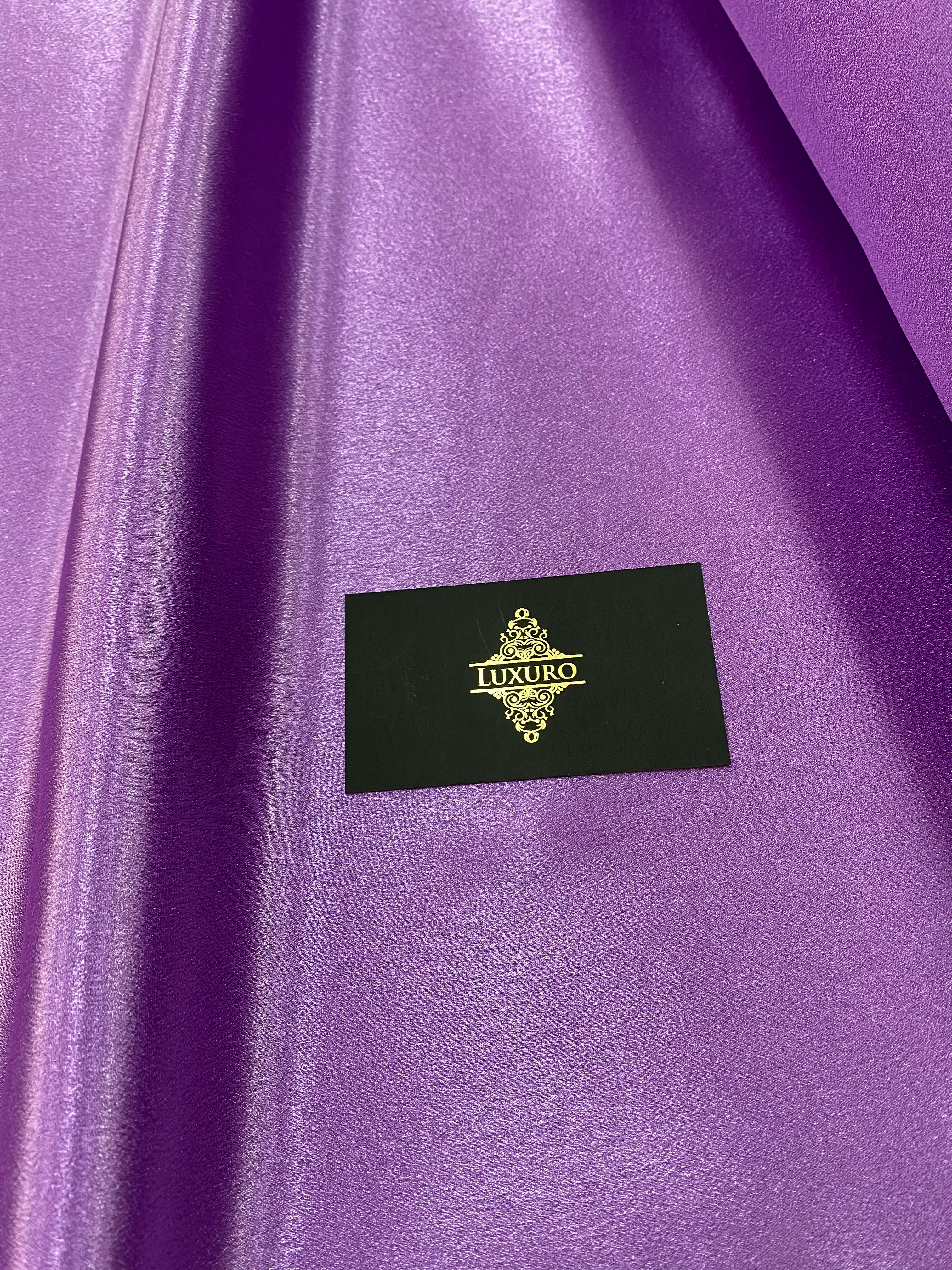 Shiny Elastic Taffeta Dark Lavender