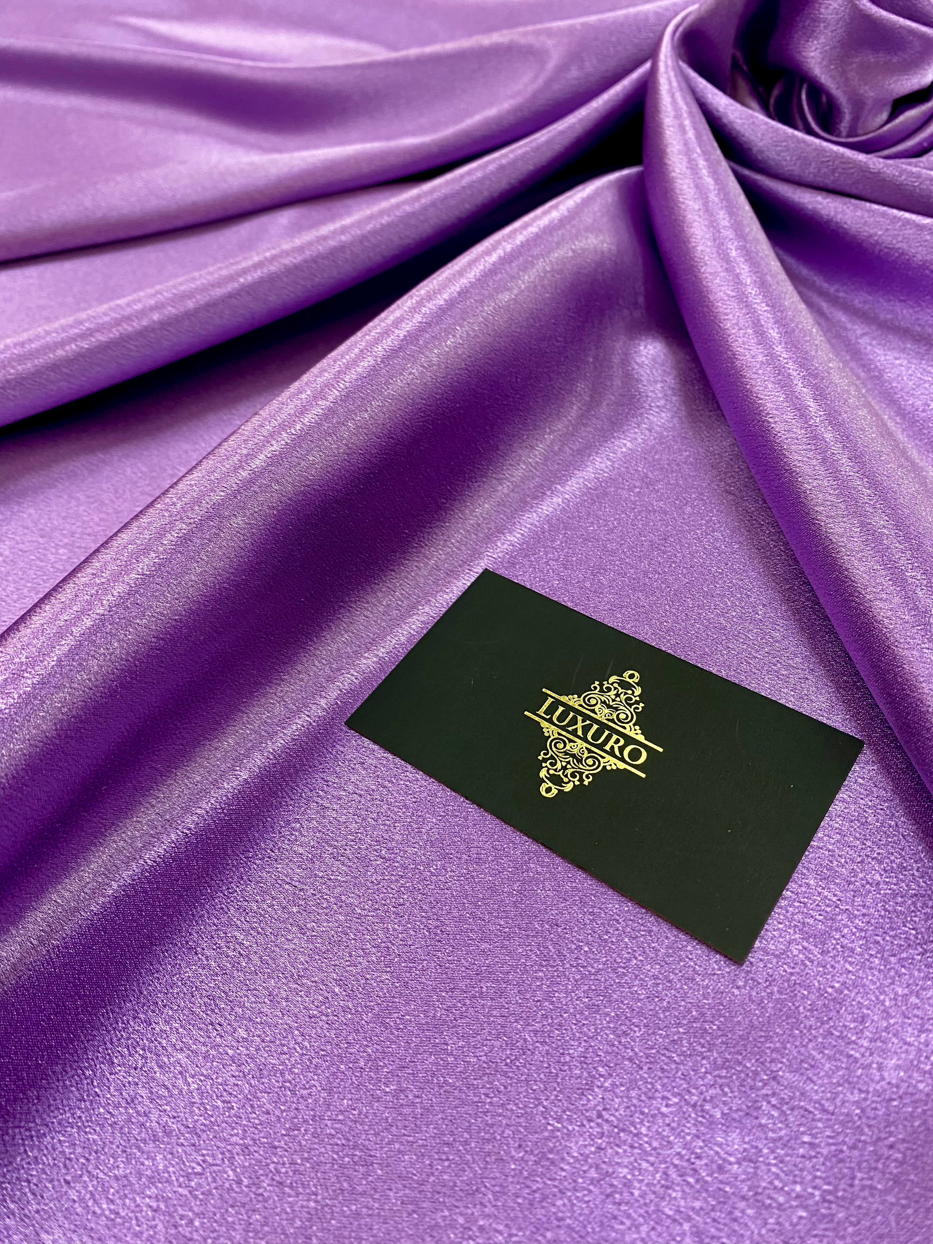 Shiny Elastic Taffeta Dark Lavender