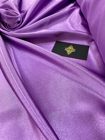 Shiny Elastic Taffeta Dark Lavender