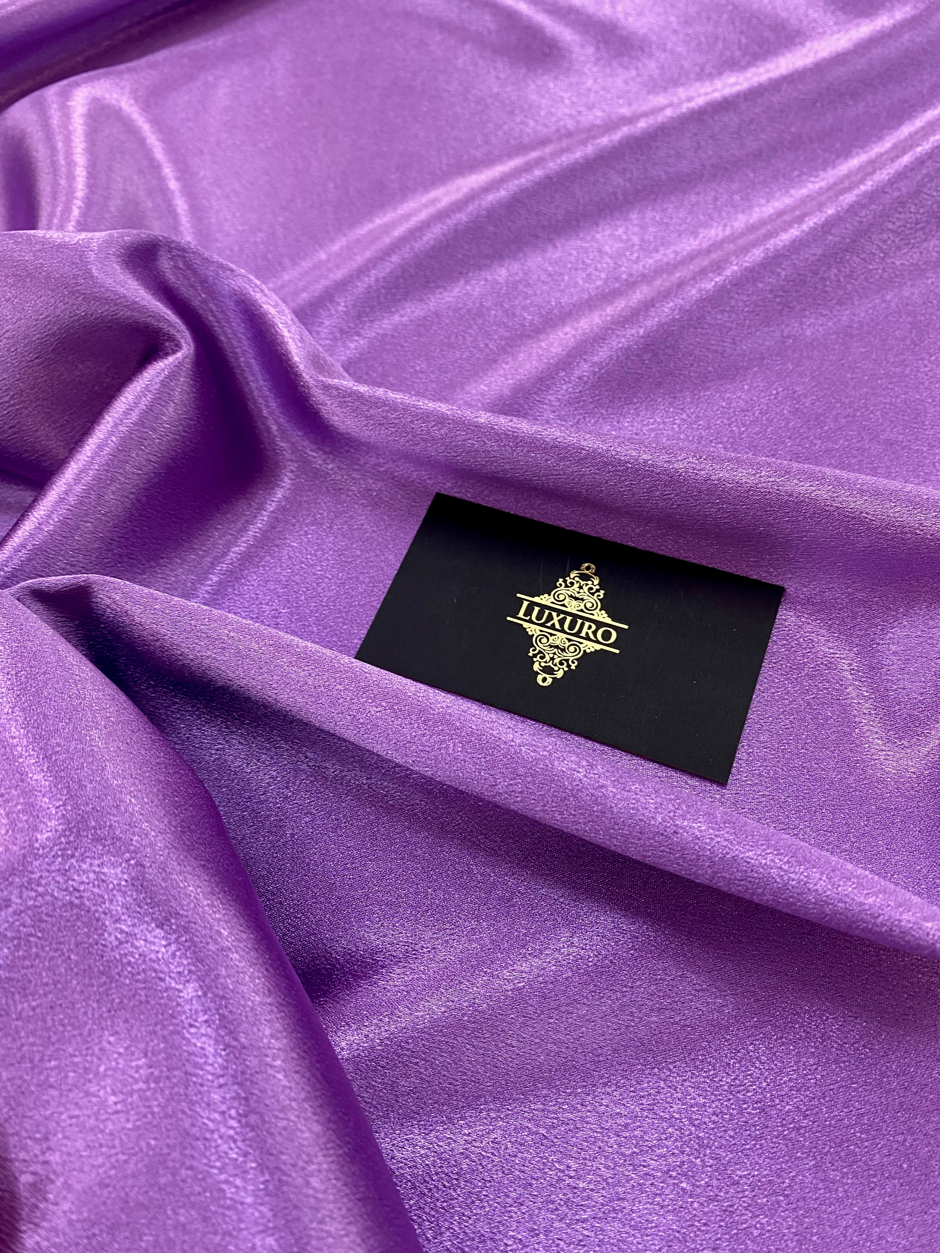 Shiny Elastic Taffeta Dark Lavender
