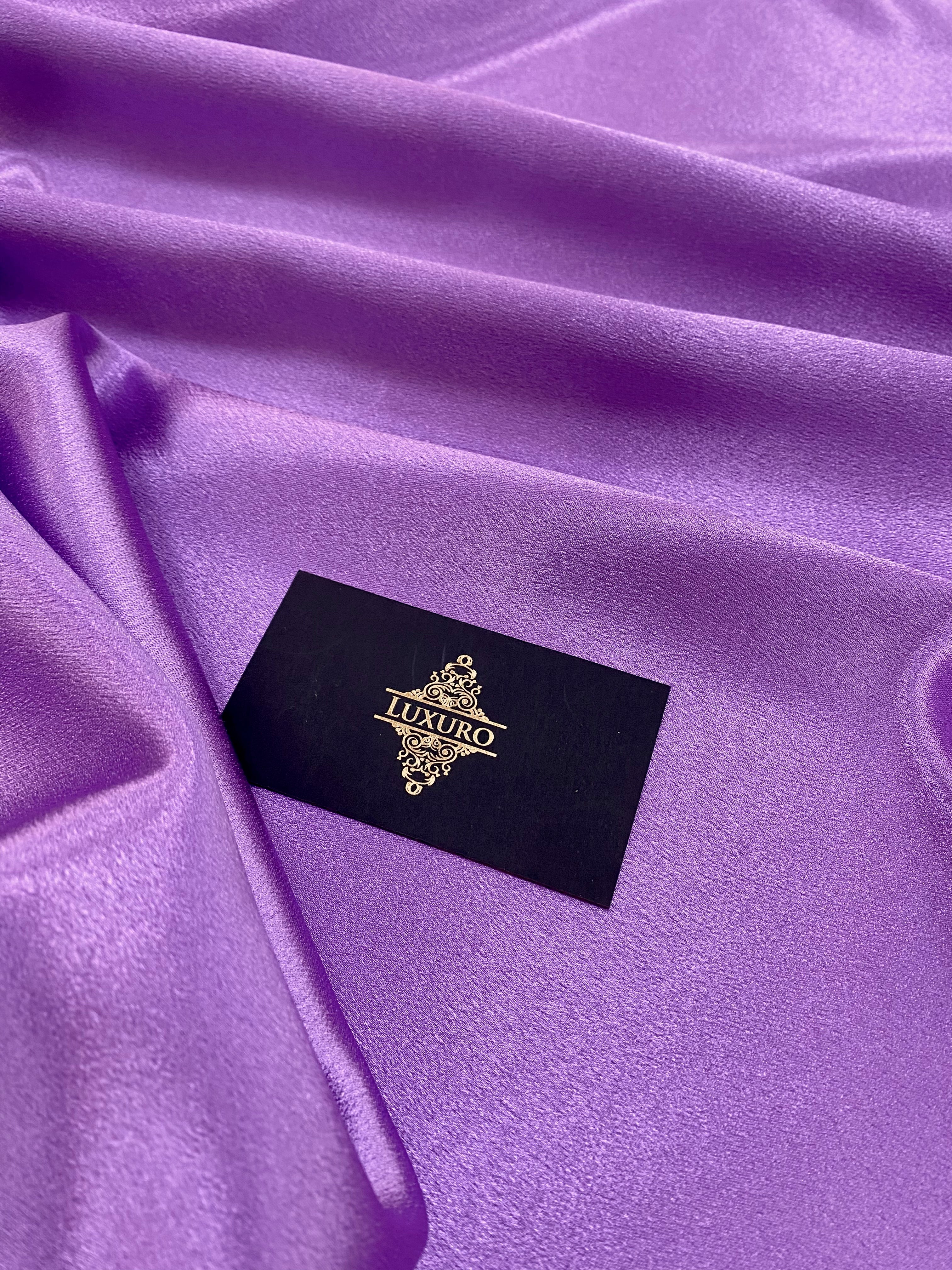 Shiny Elastic Taffeta Dark Lavender