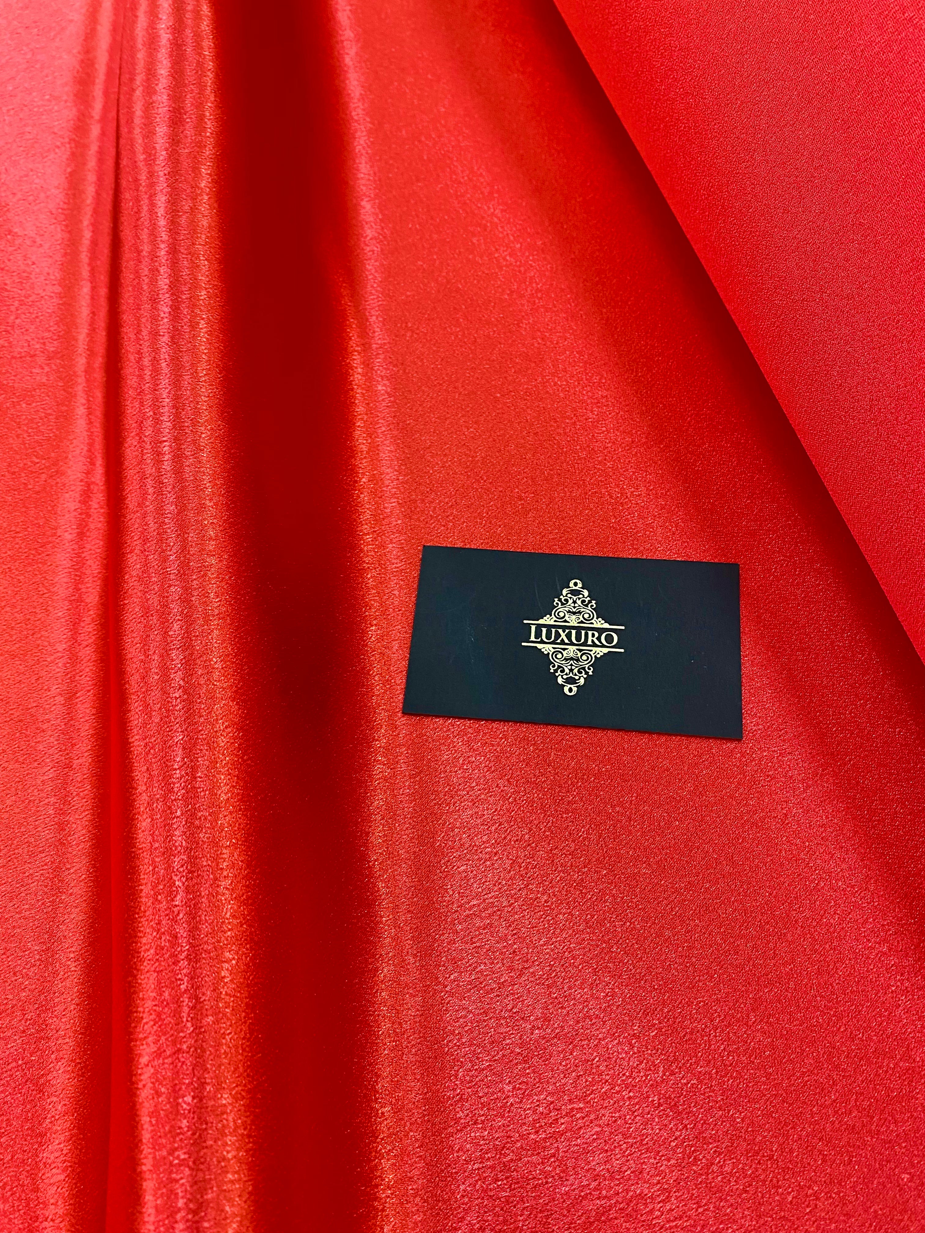 Tafta Elastica Lucioasa Rosu Corai