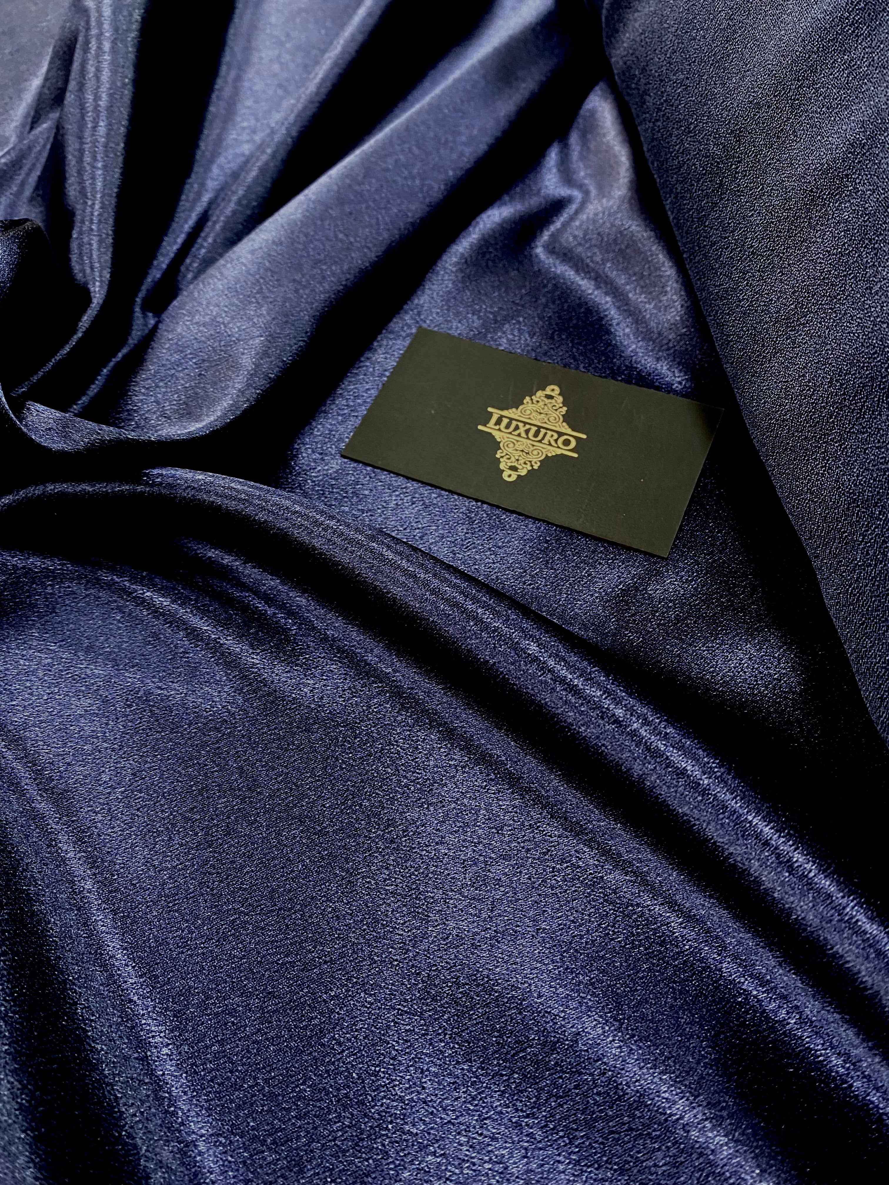 Tafta Elastica Metalizata Bleumarin