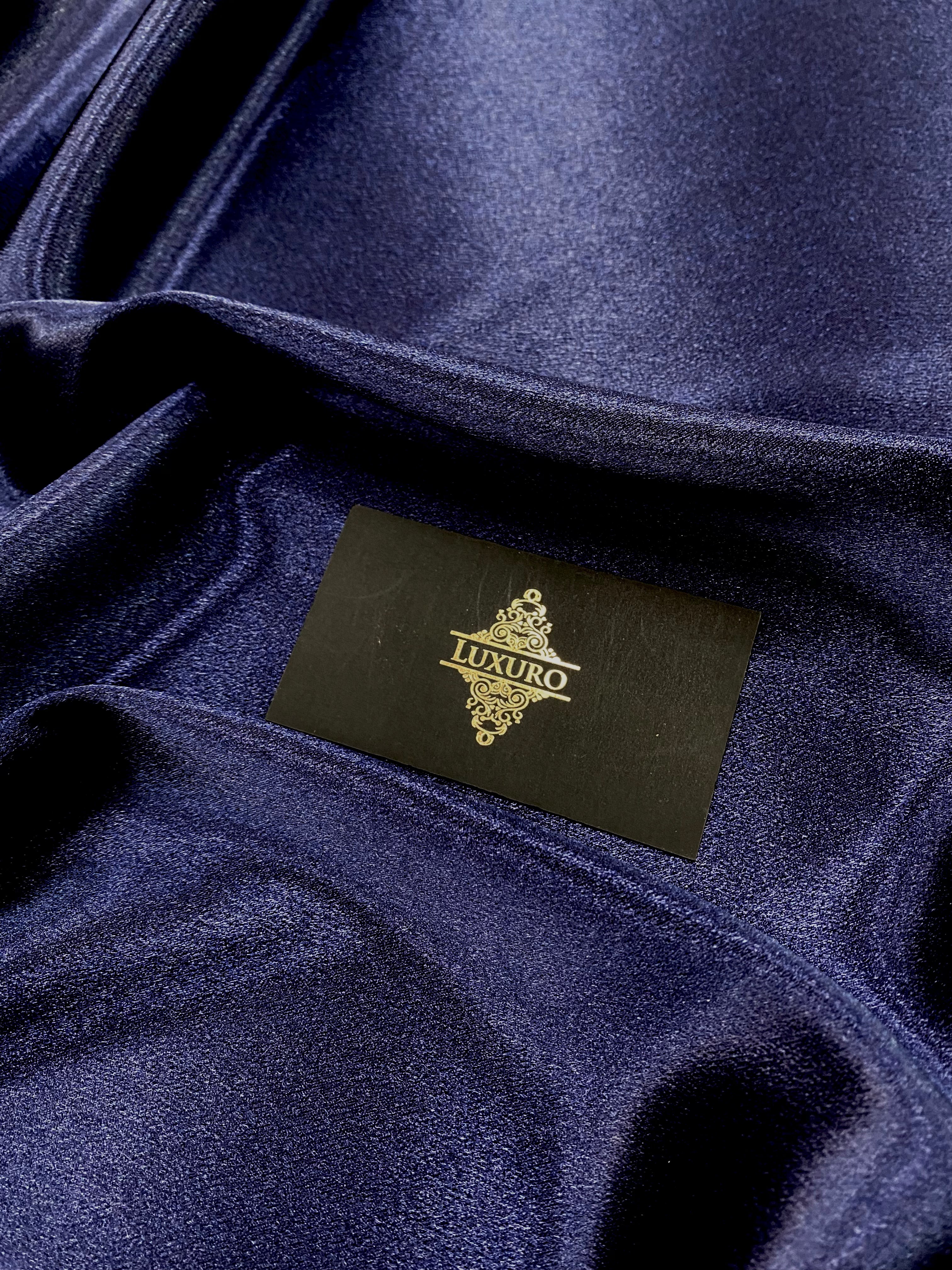 Tafta Elastica Metalizata Bleumarin