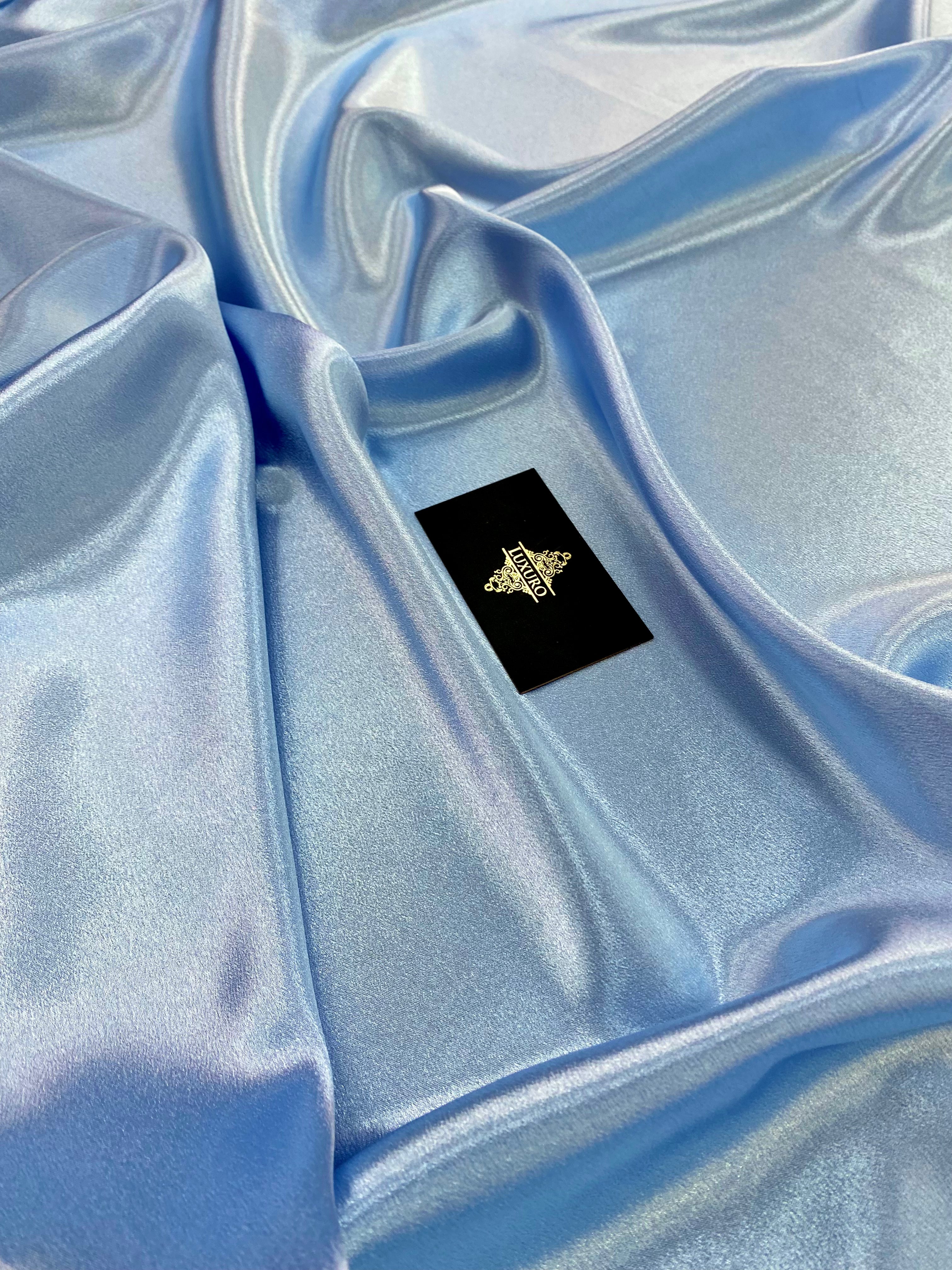 Tafta Elastica Metalizata Baby Blue