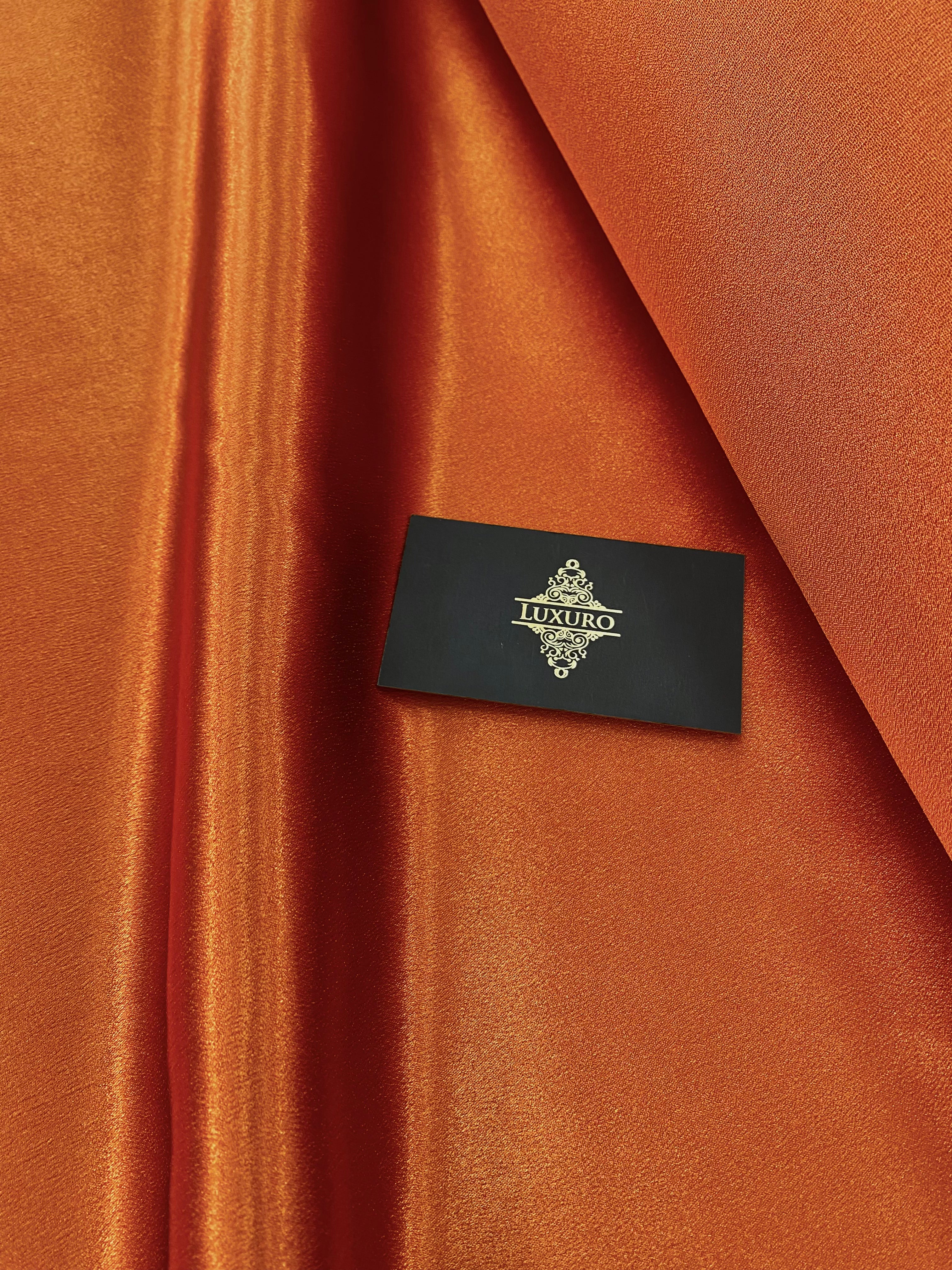 Tafta Elastica Metalizata Teracota Deschis