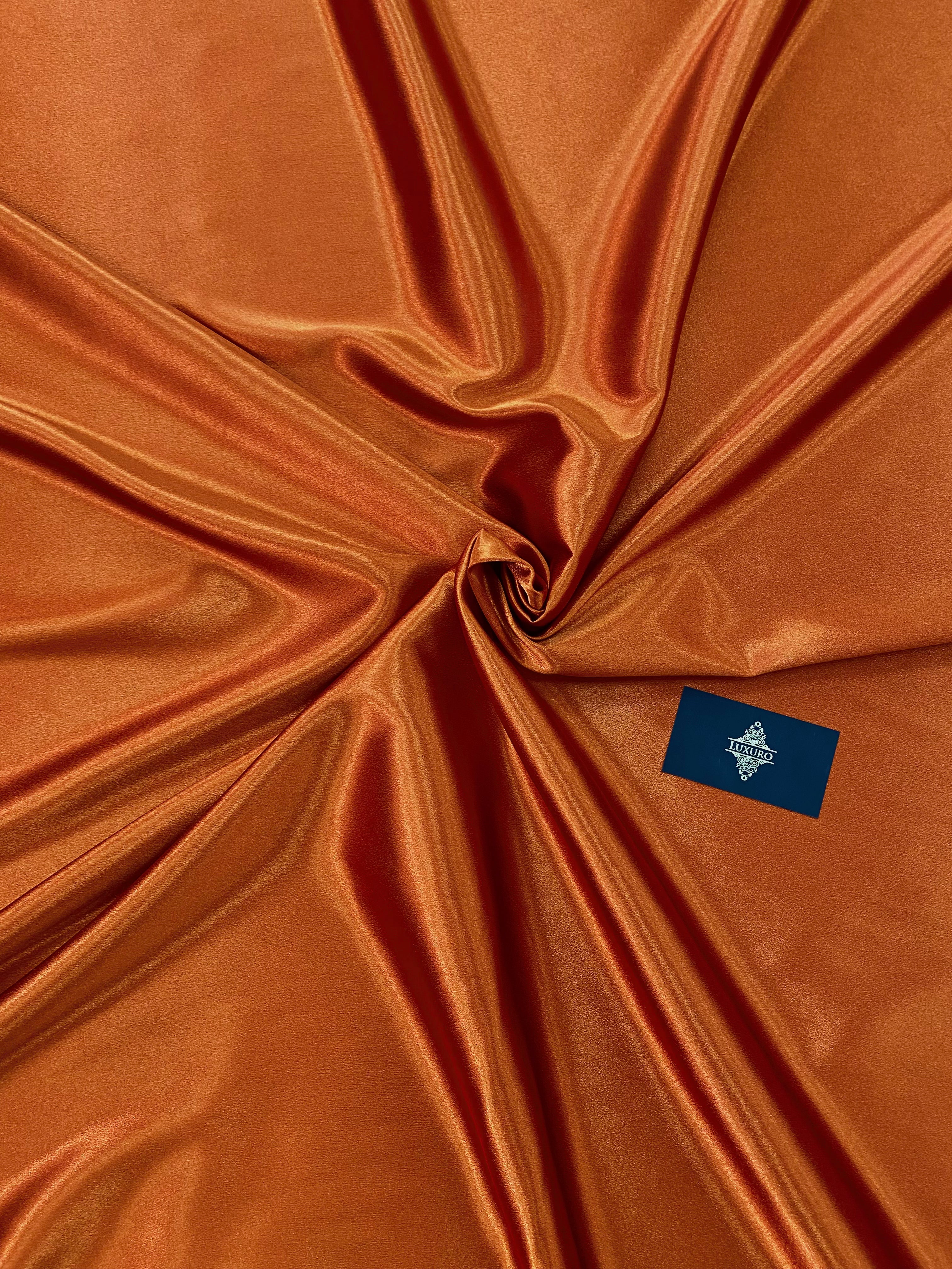 Tafta Elastica Metalizata Teracota Deschis