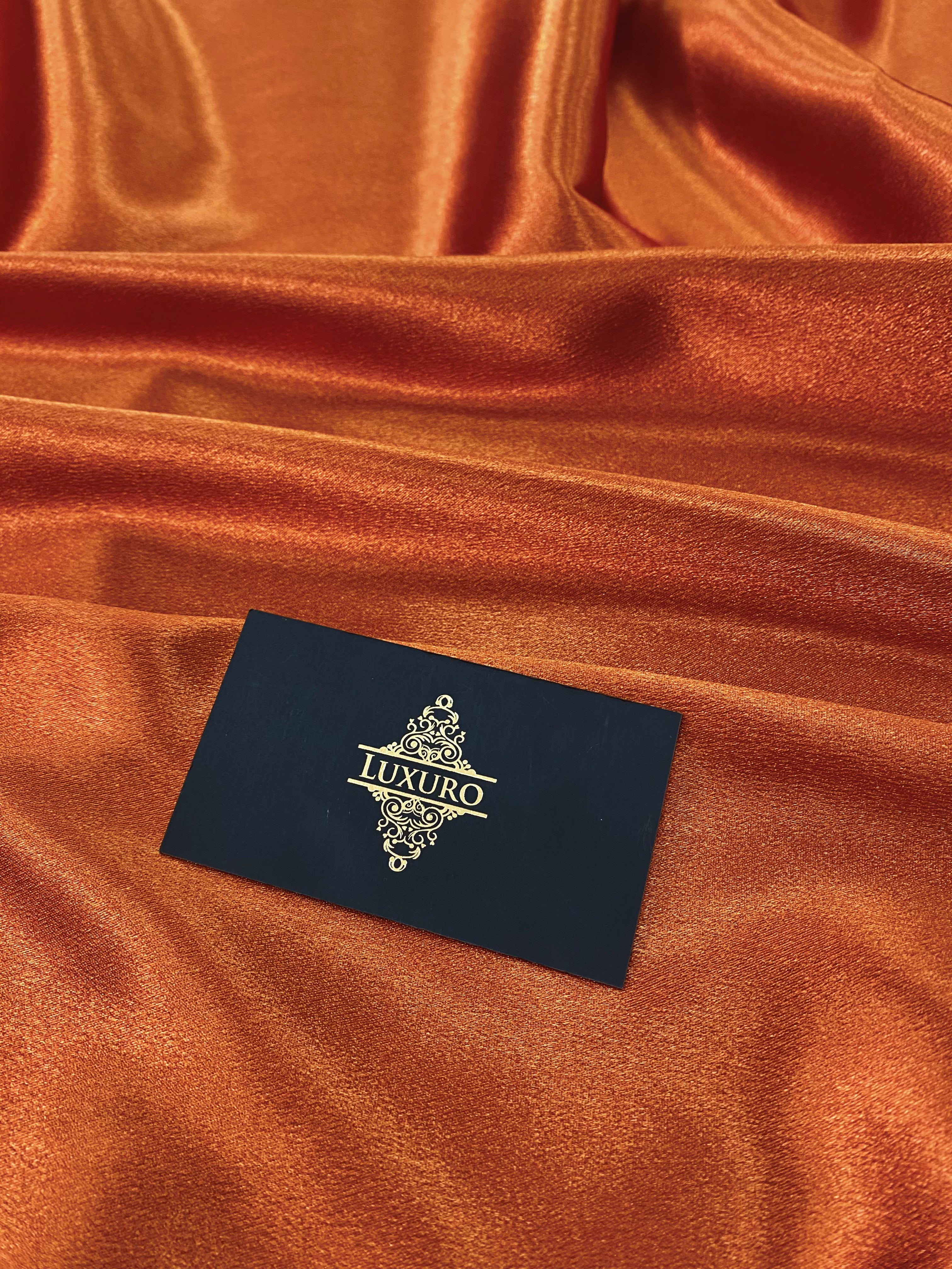 Tafta Elastica Metalizata Teracota Deschis