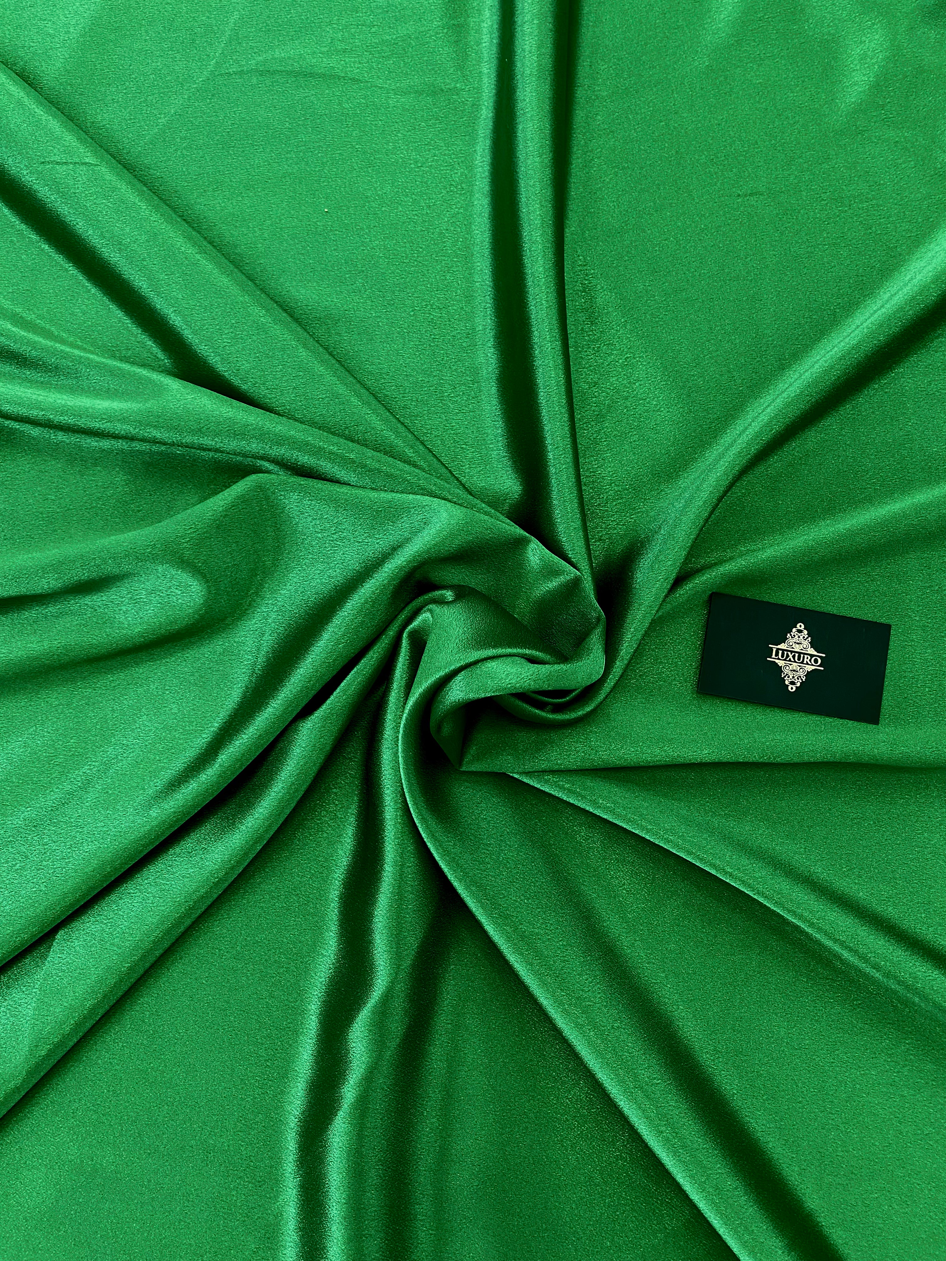 Tafta Elastica Metalizata Verde