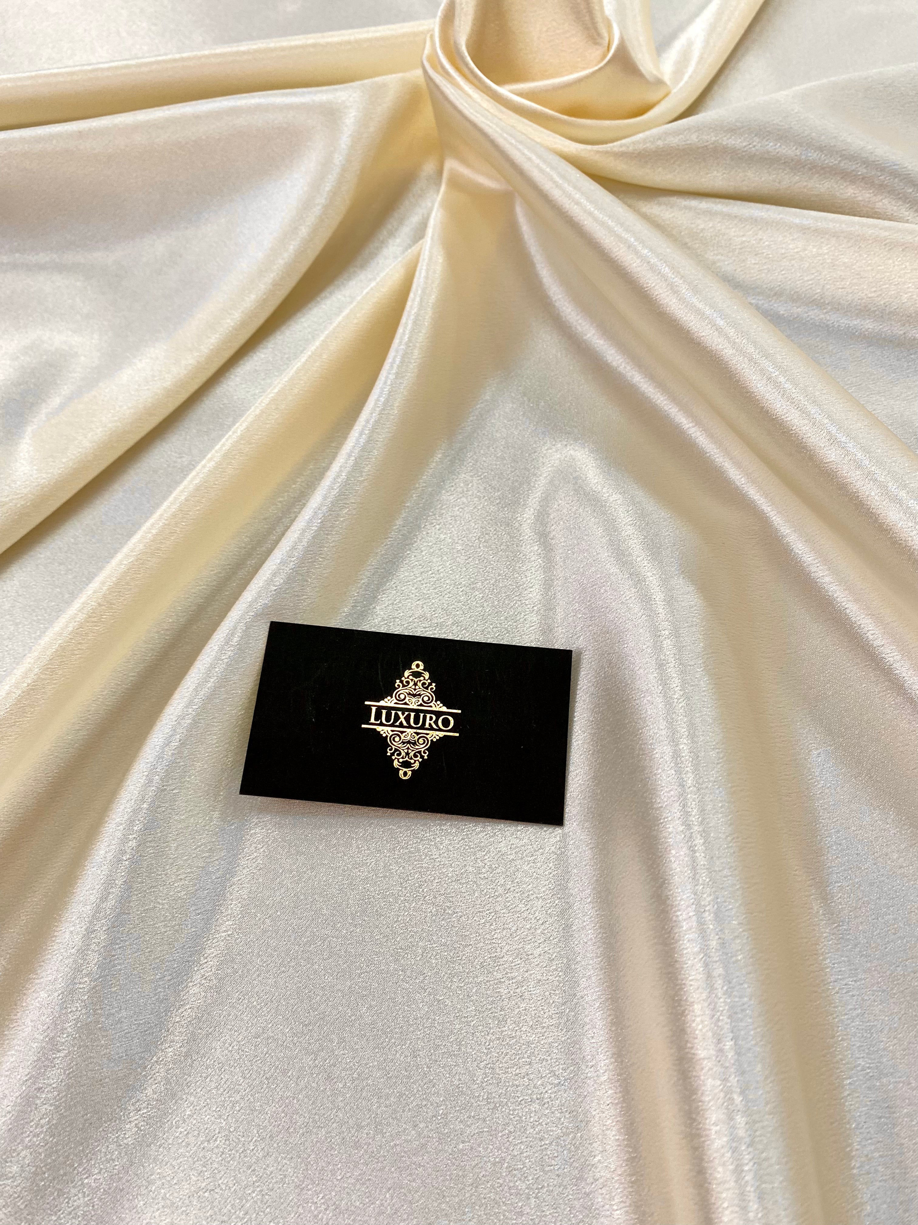 Tafta Elastica Metalizata Crem Deschis