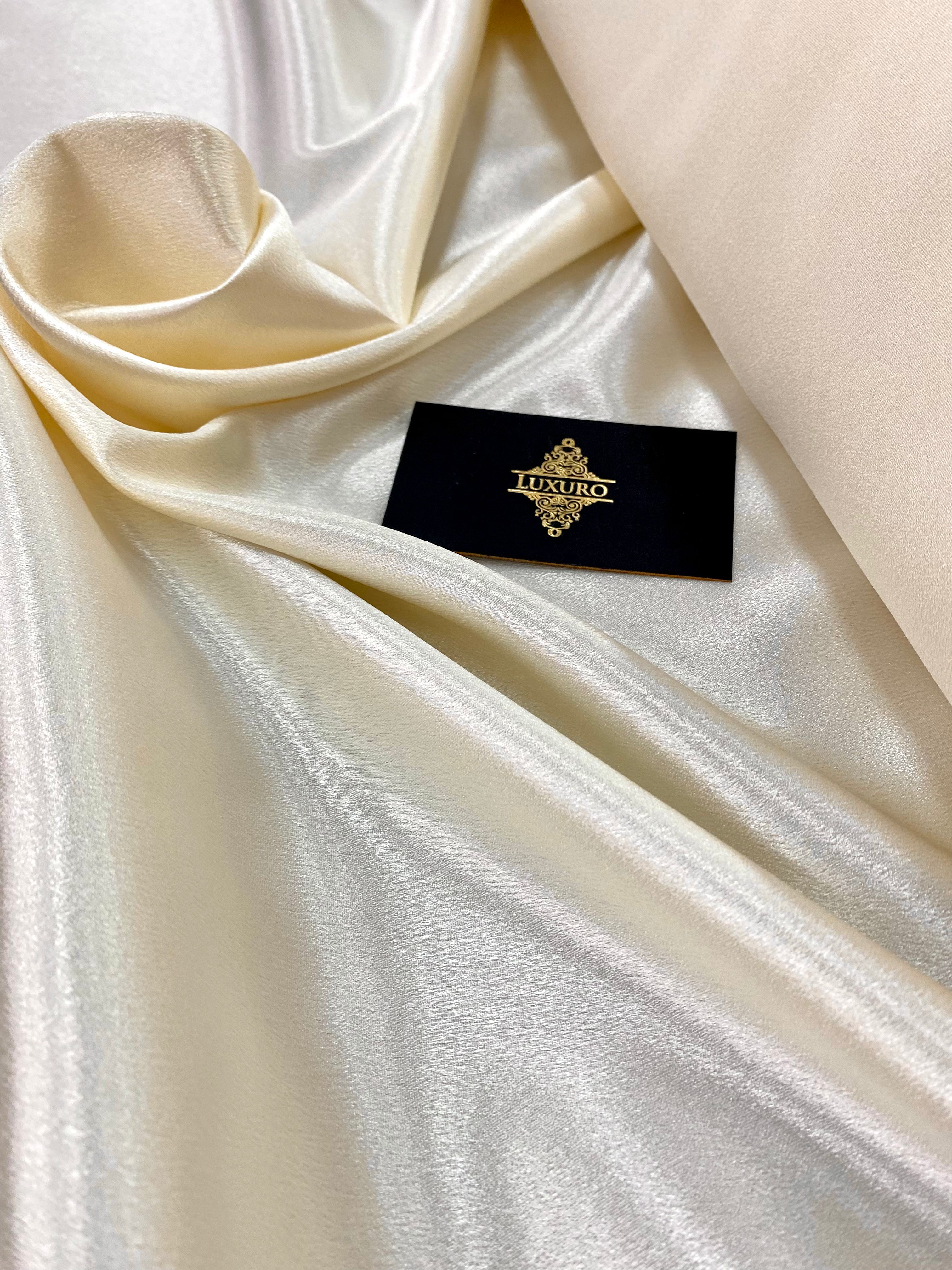 Tafta Elastica Metalizata Crem Deschis