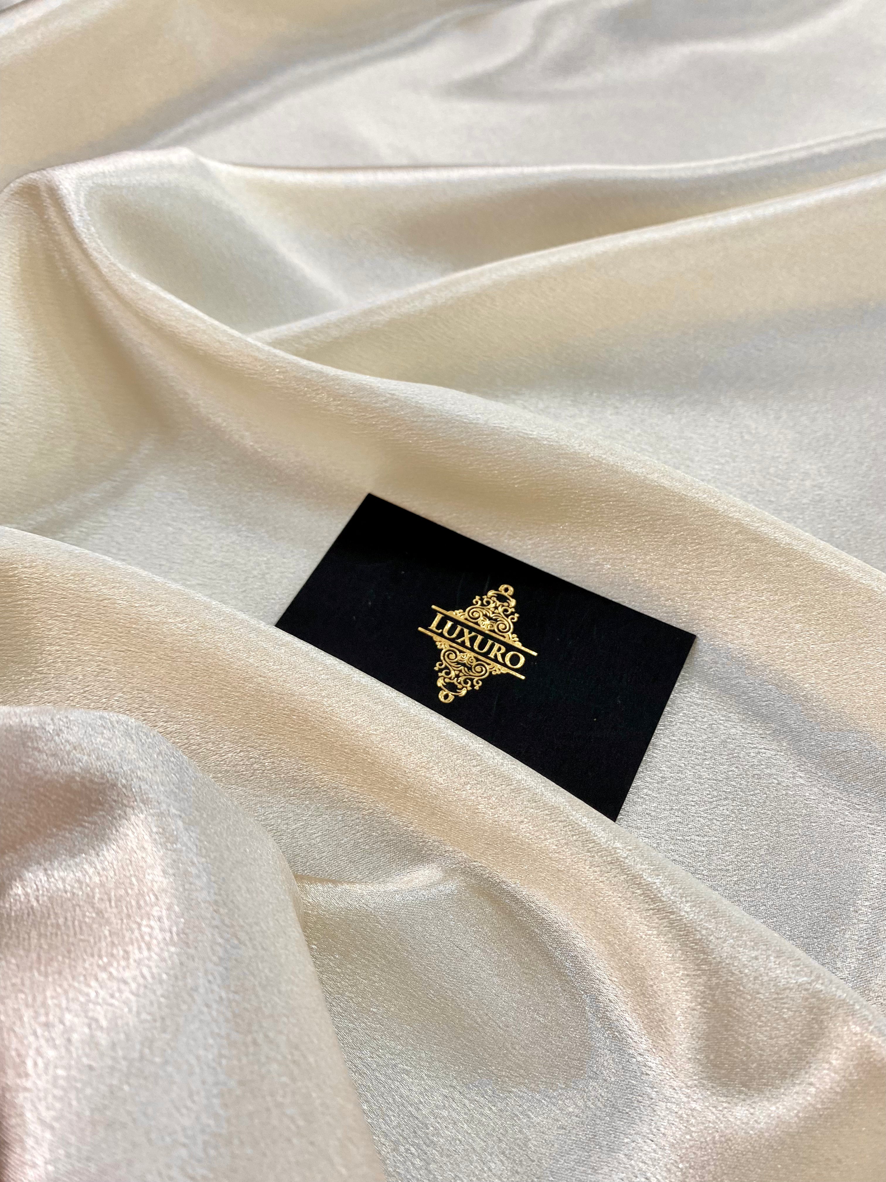 Tafta Elastica Metalizata Crem Deschis