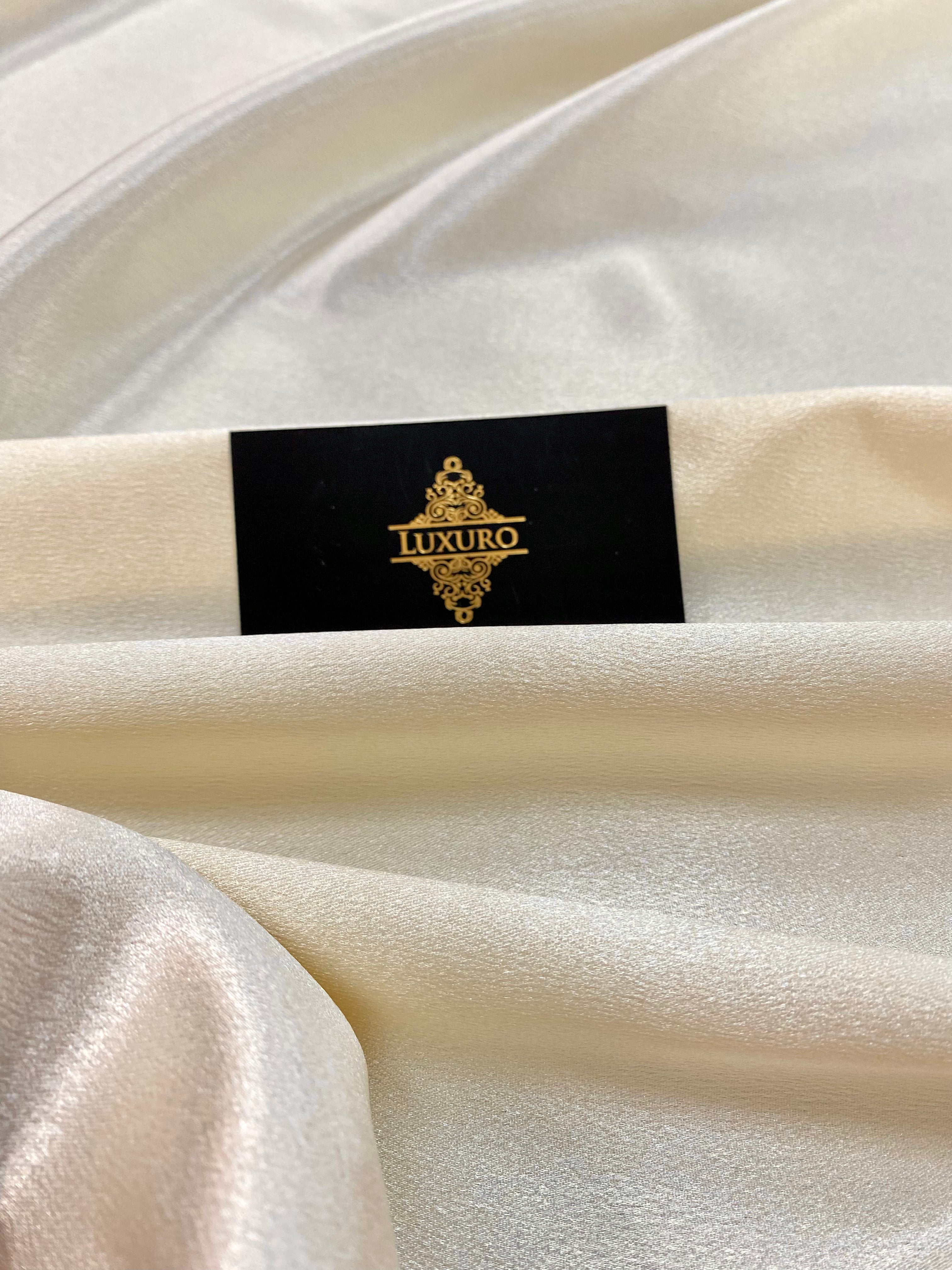 Tafta Elastica Metalizata Crem Deschis