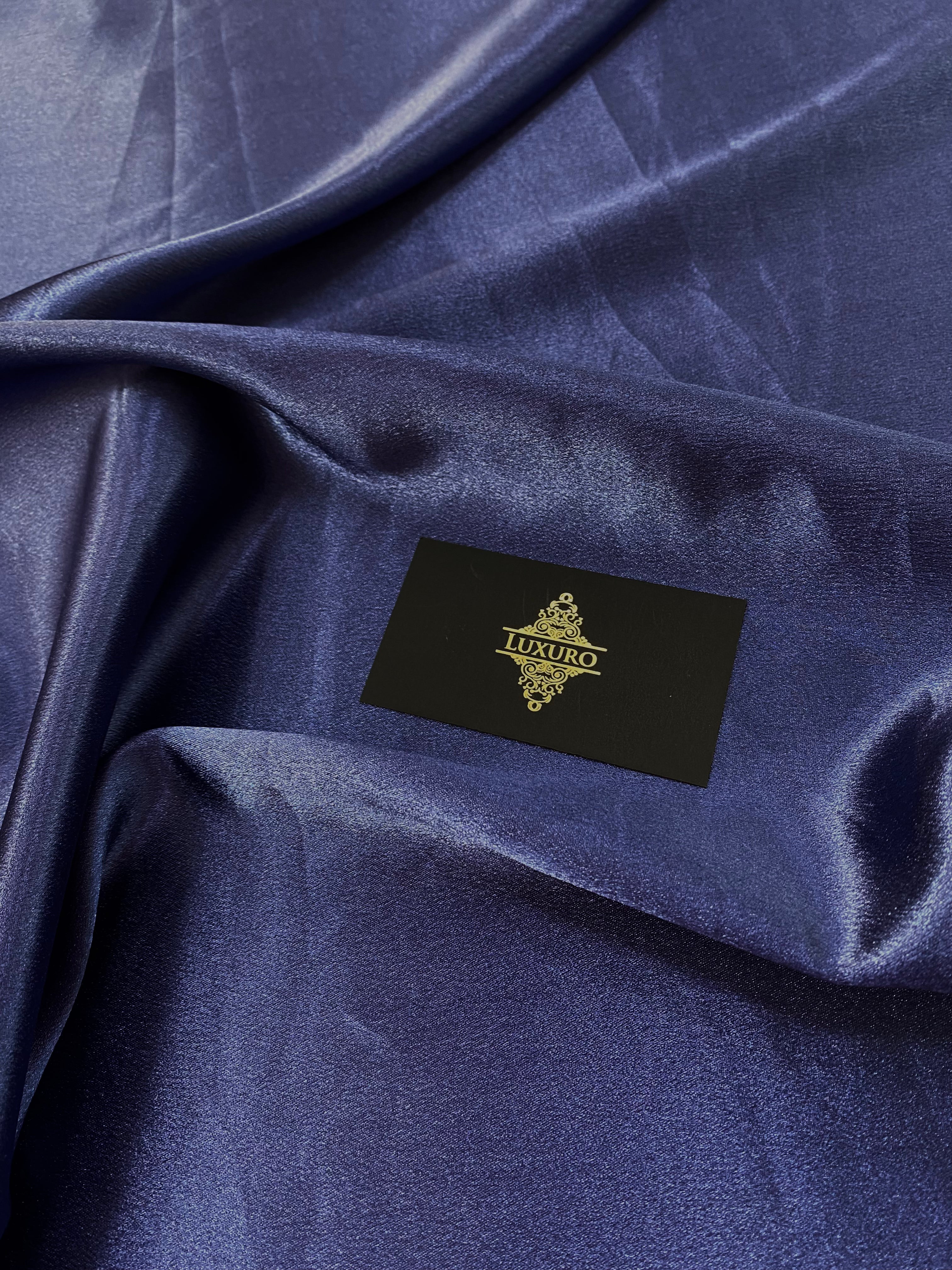 Tafta Elastica Metalizata Albastru Marin