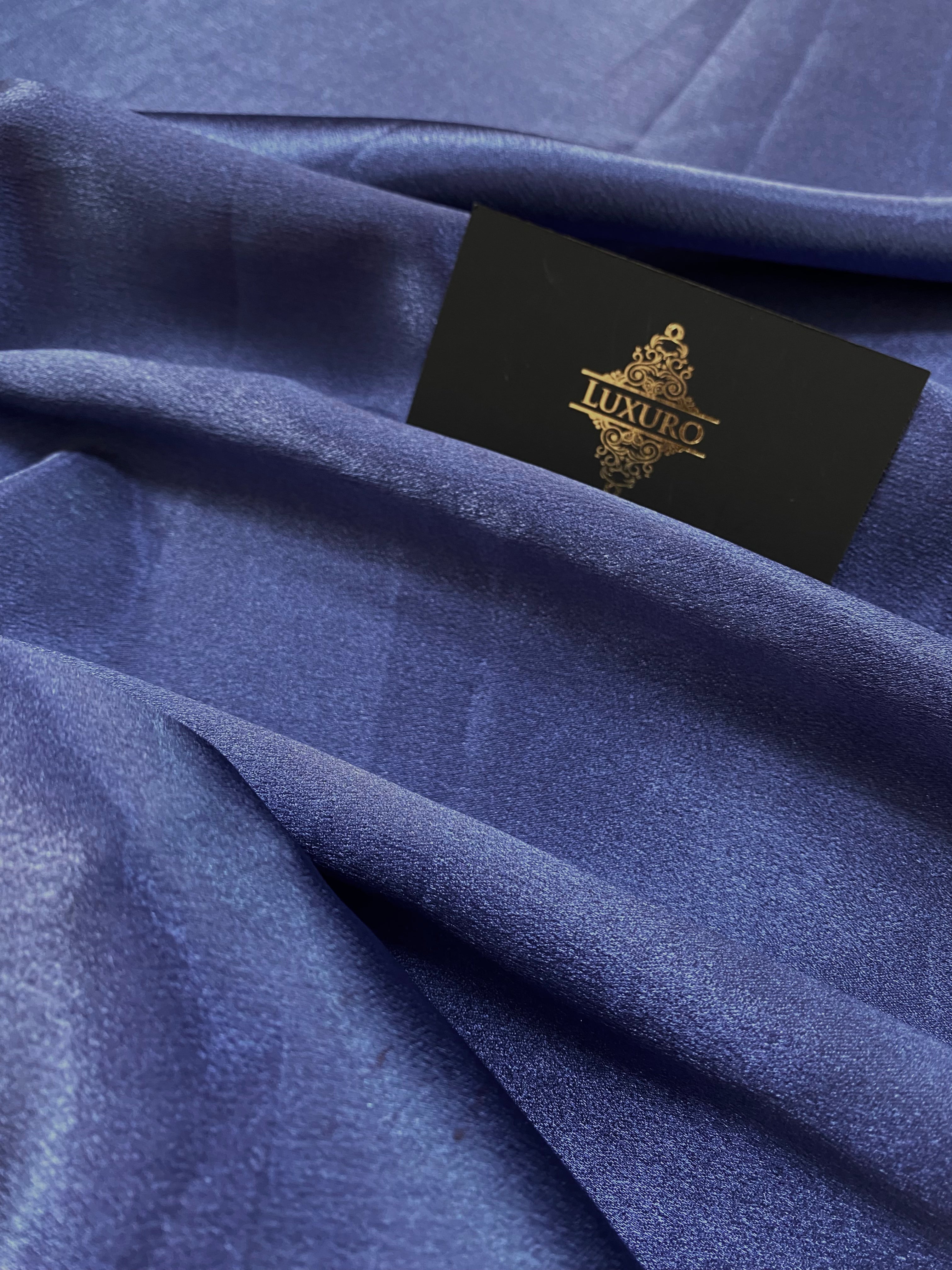 Tafta Elastica Metalizata Albastru Marin