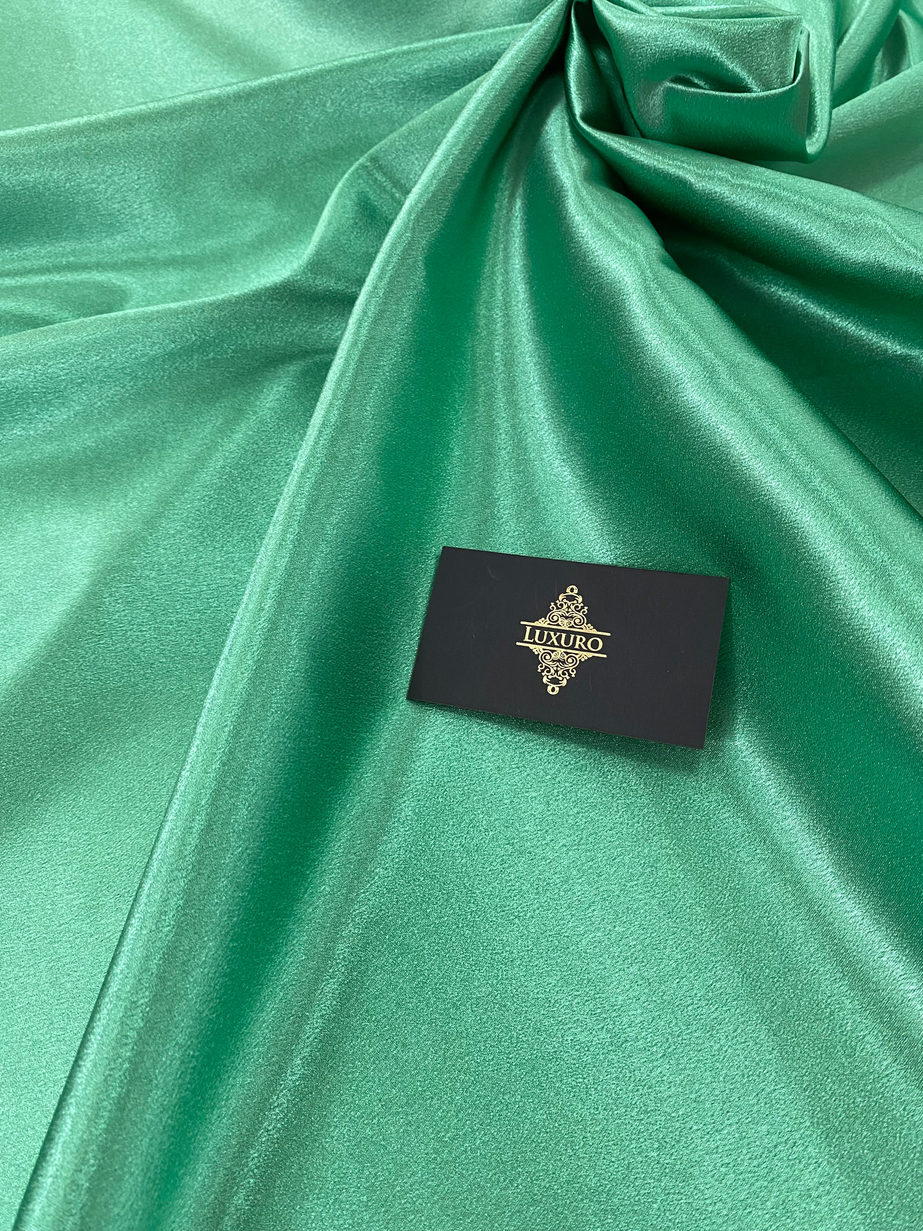 Tafta Elastica Metalizata Verde Marin