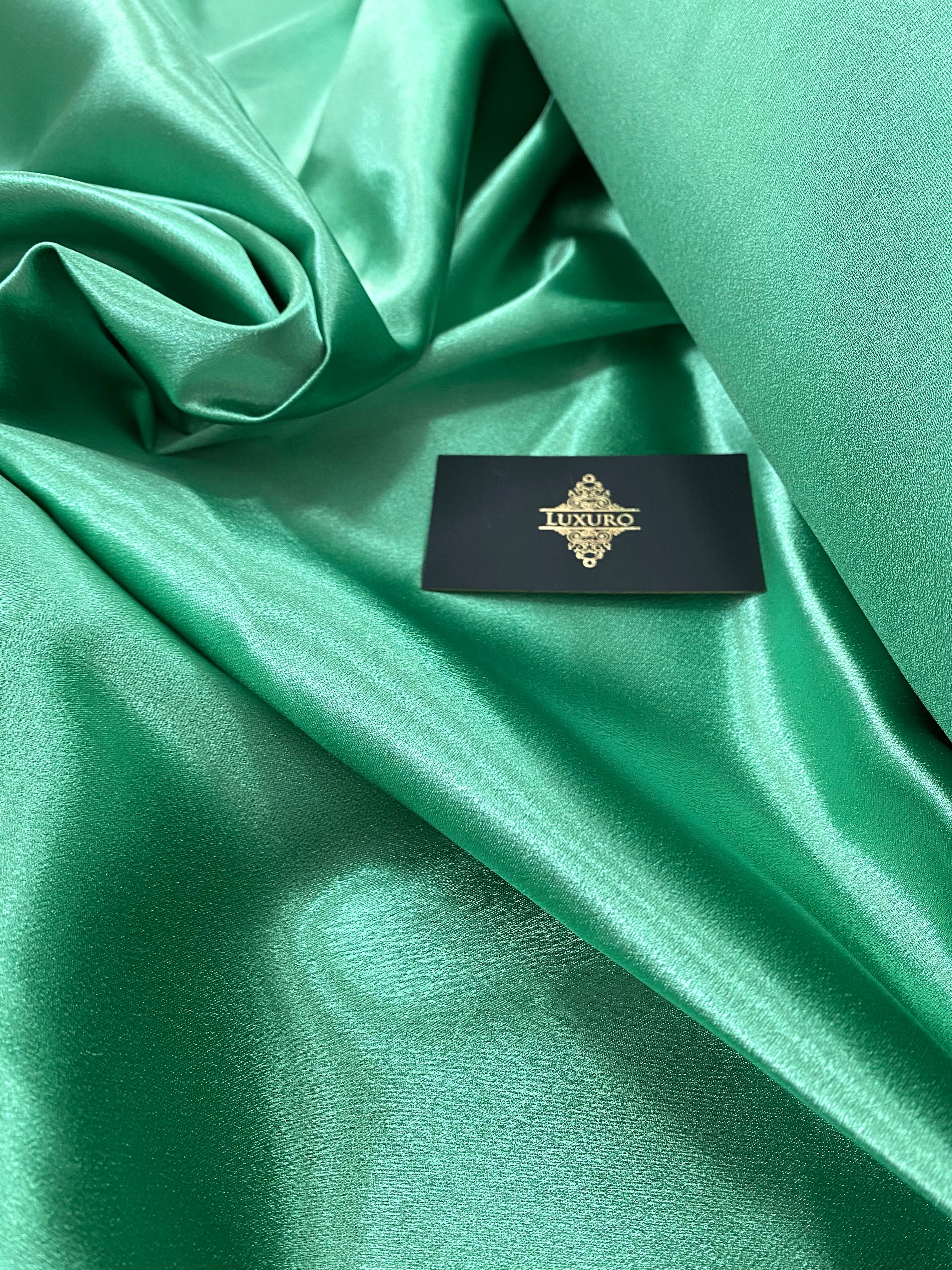 Tafta Elastica Metalizata Verde Marin