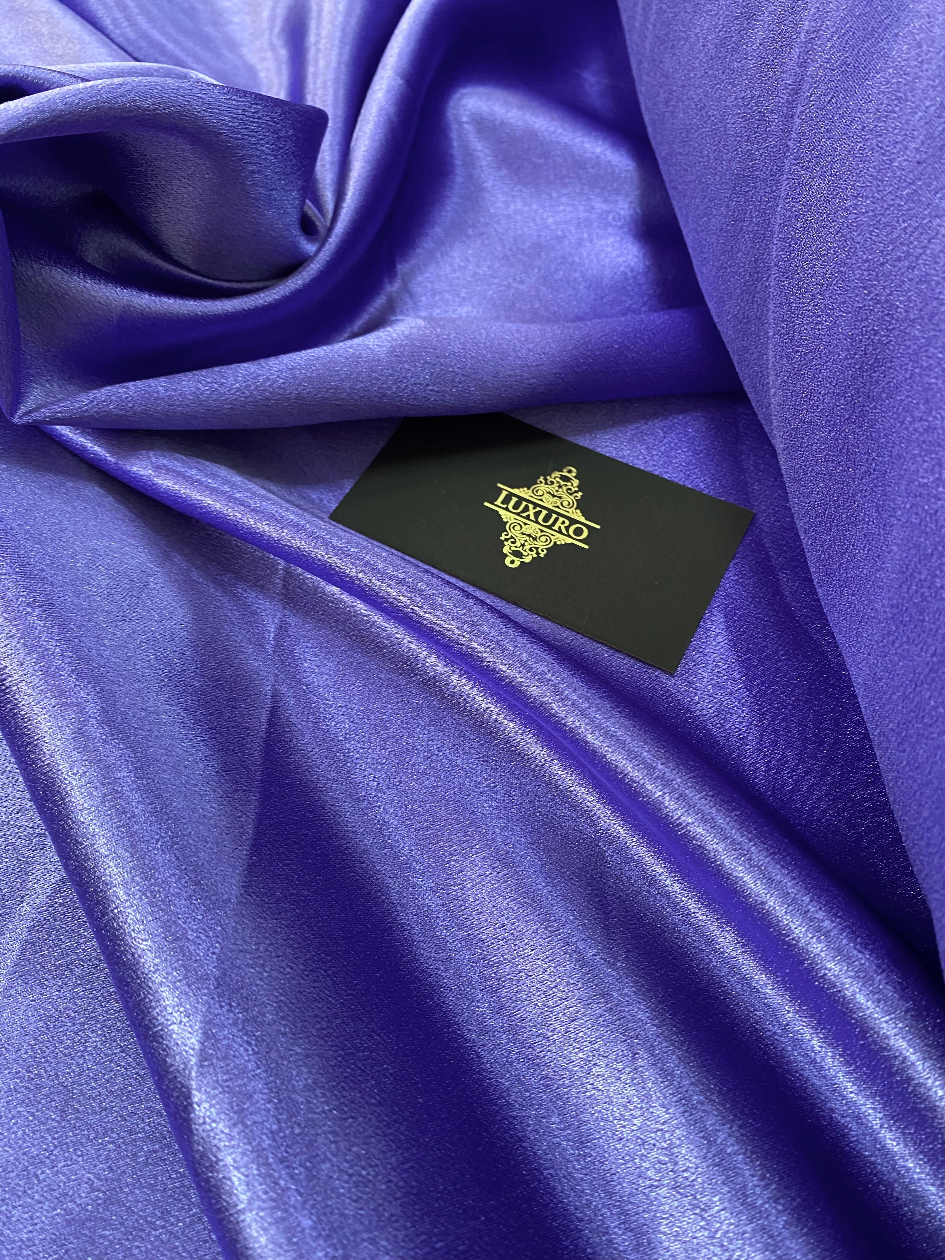 Tafta Elastica Metalizata Indigo