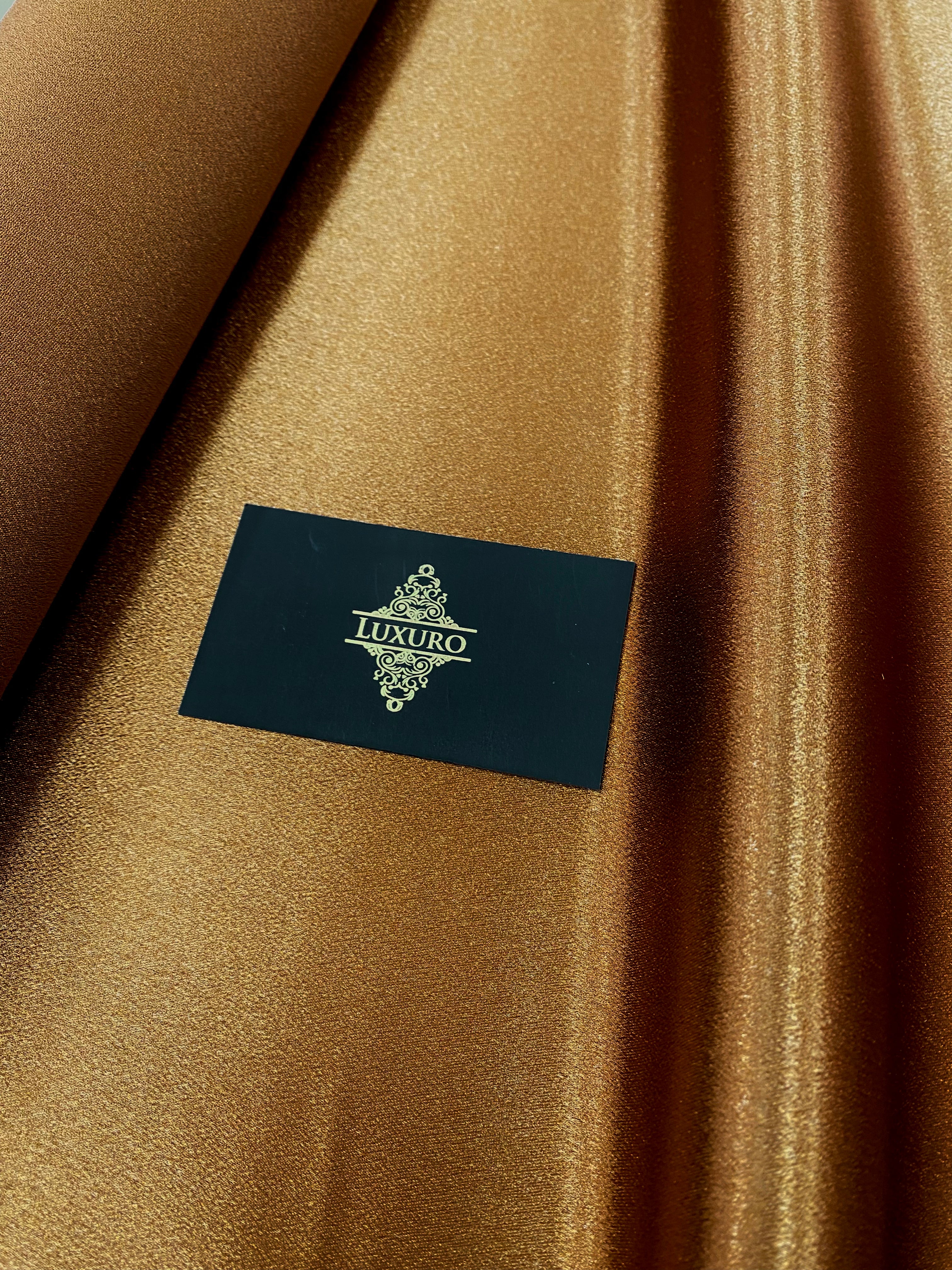 Metallizált bronz elasztikus taft