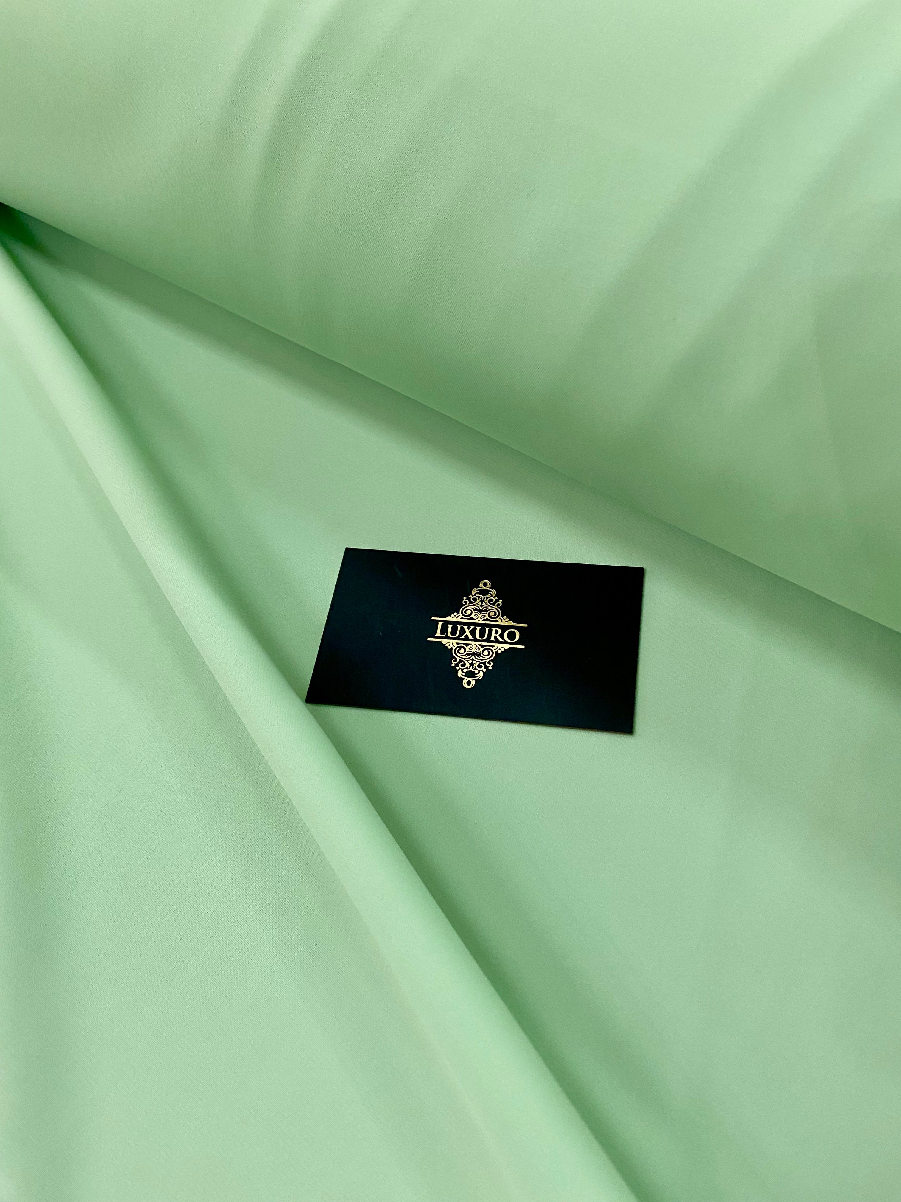 Hármas voile elasztikus menta