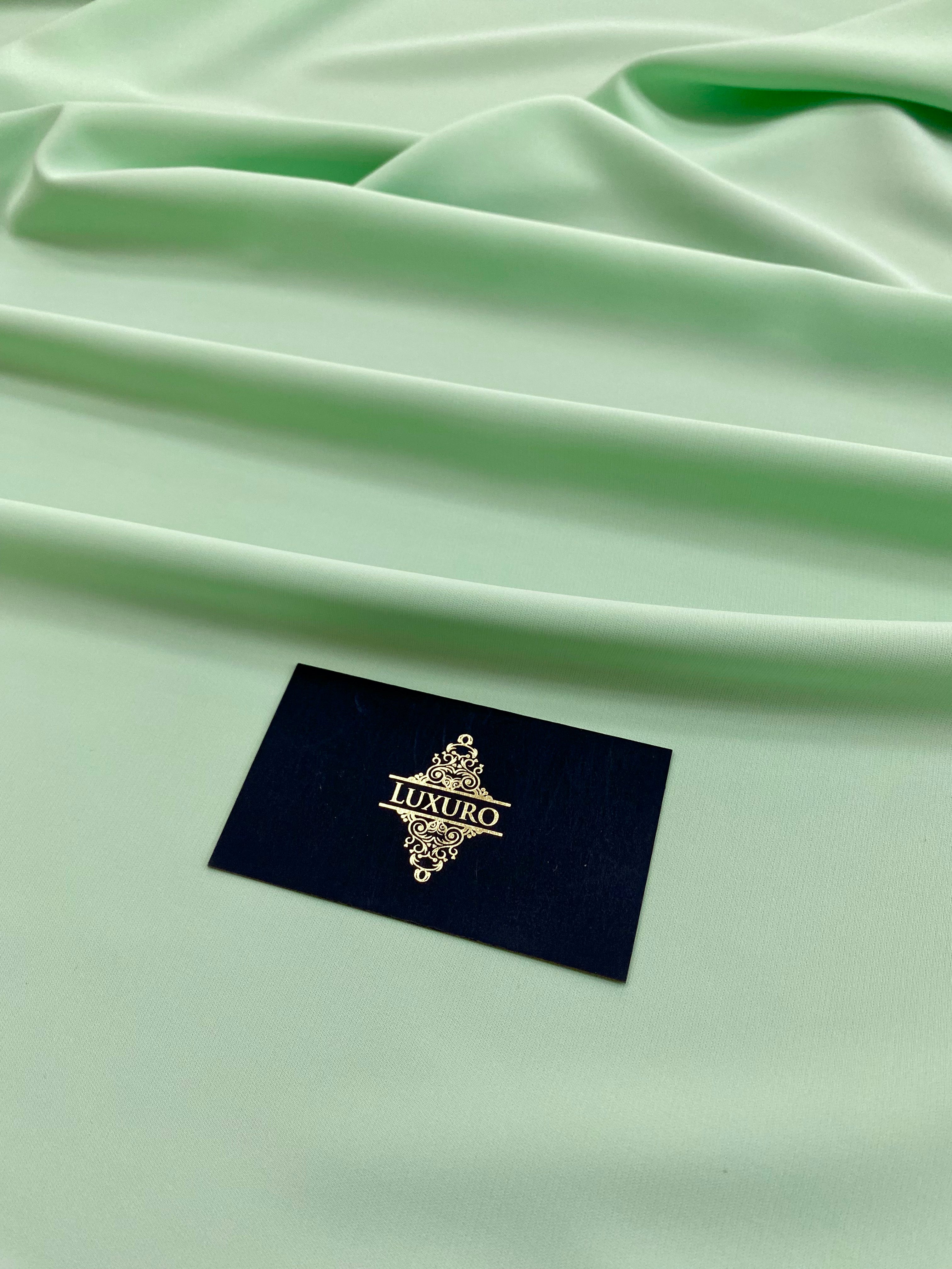 Hármas voile elasztikus menta