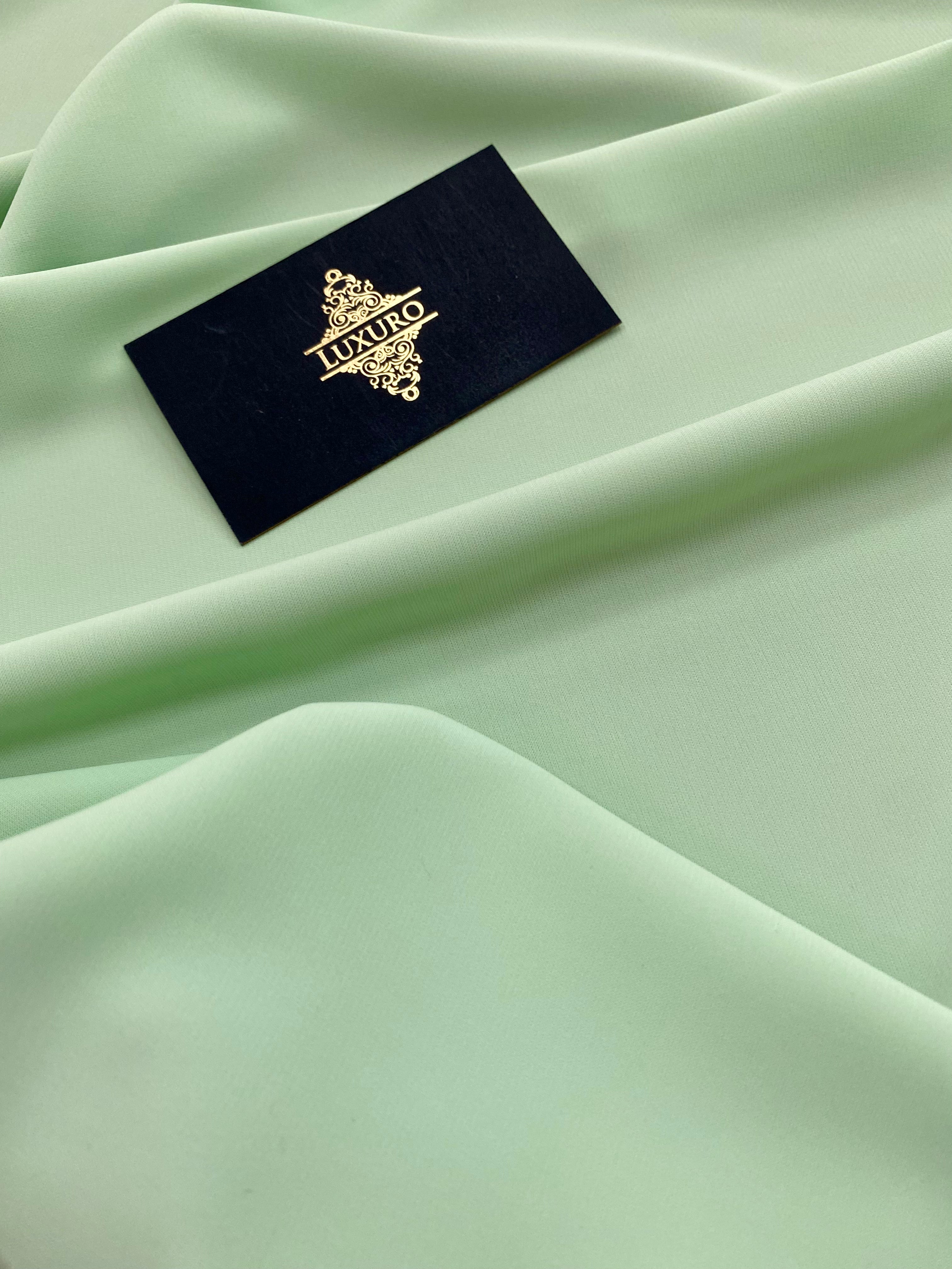 Hármas voile elasztikus menta