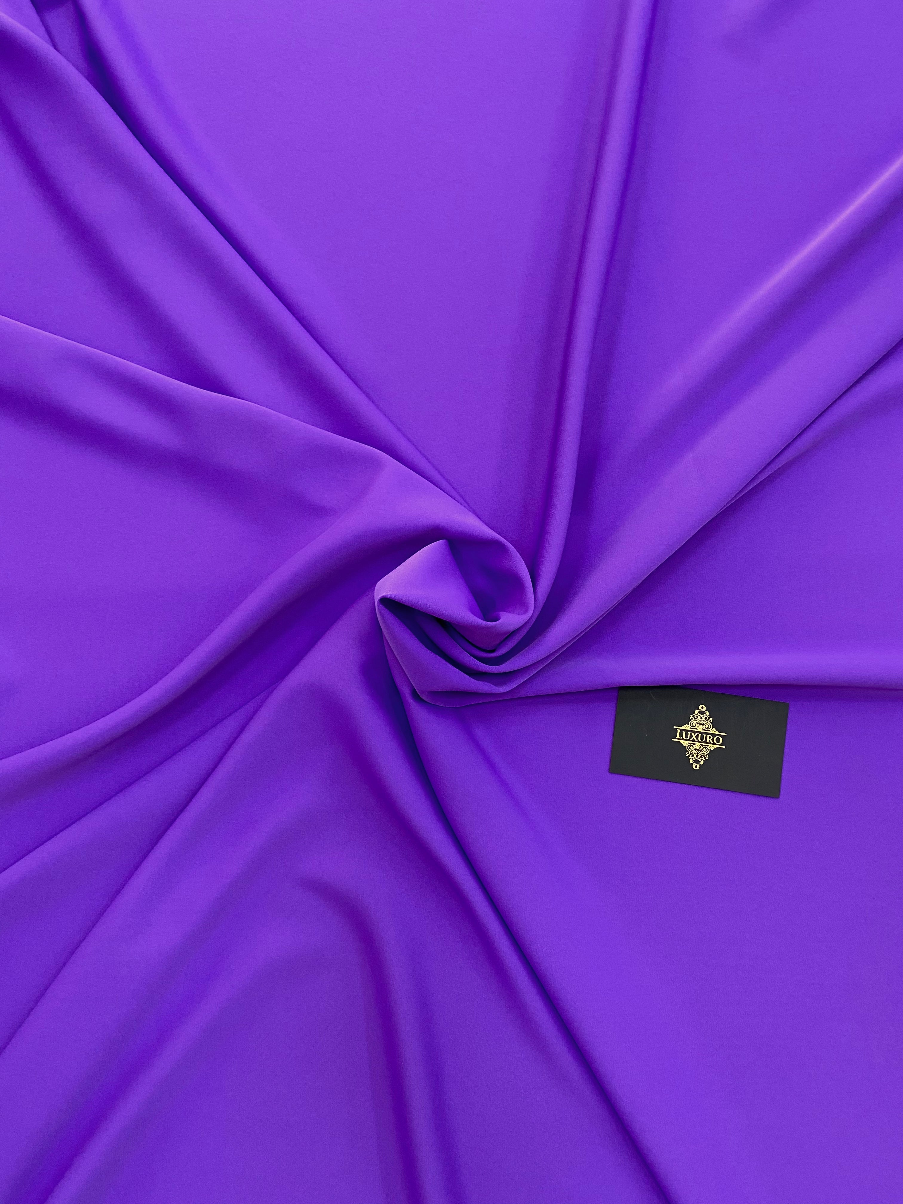 Triplu Voal Elastic Violet