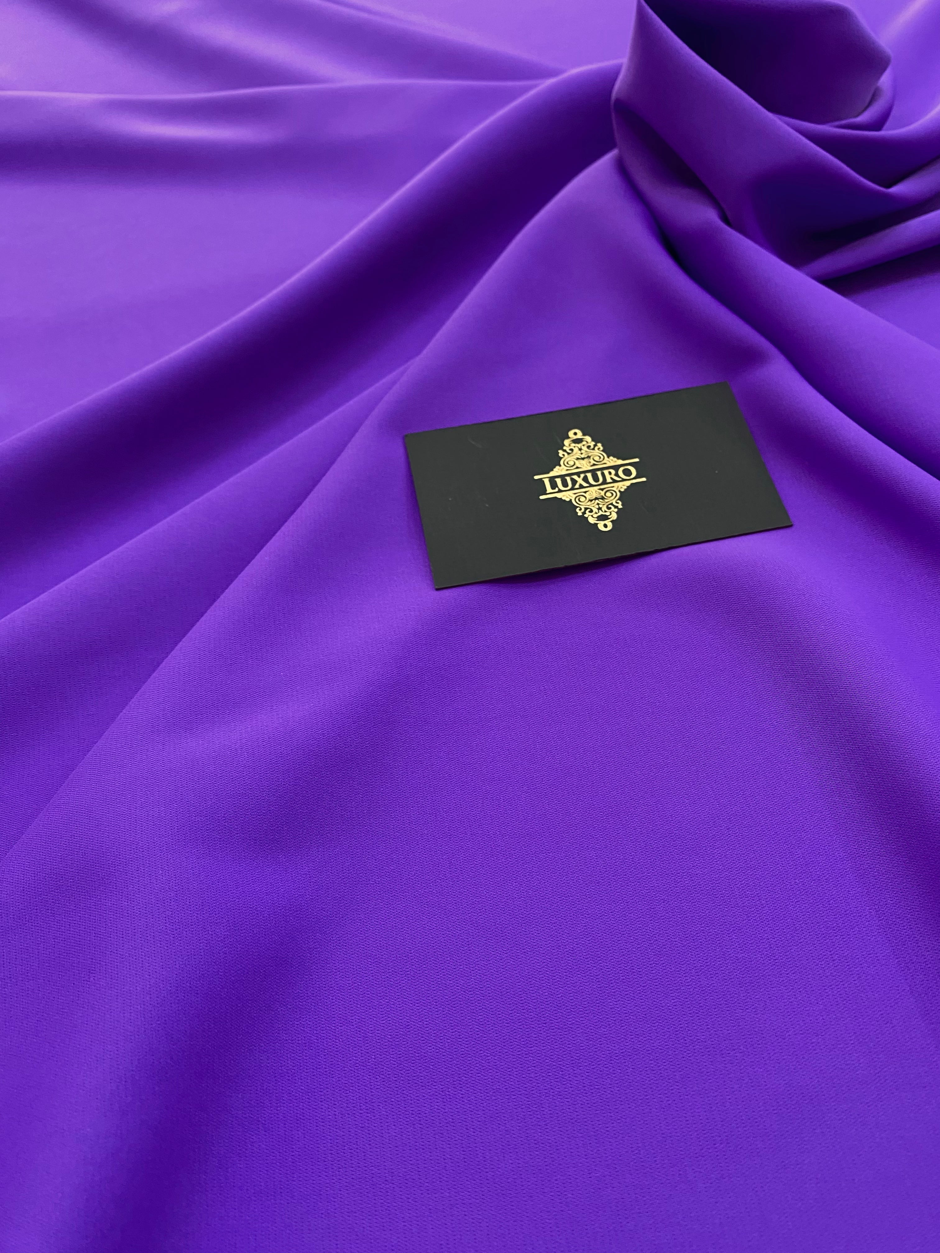 Triplu Voal Elastic Violet