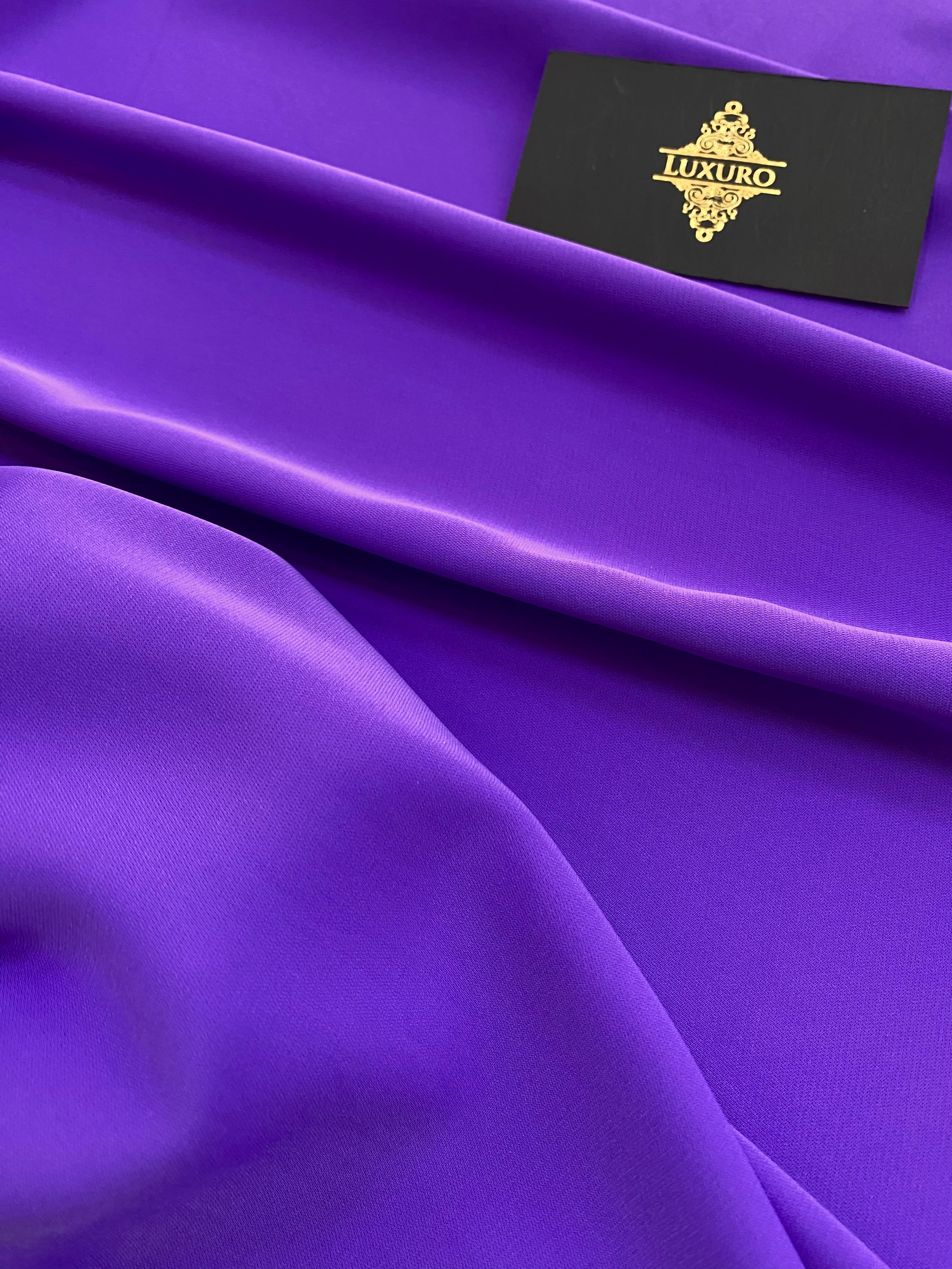 Triplu Voal Elastic Violet