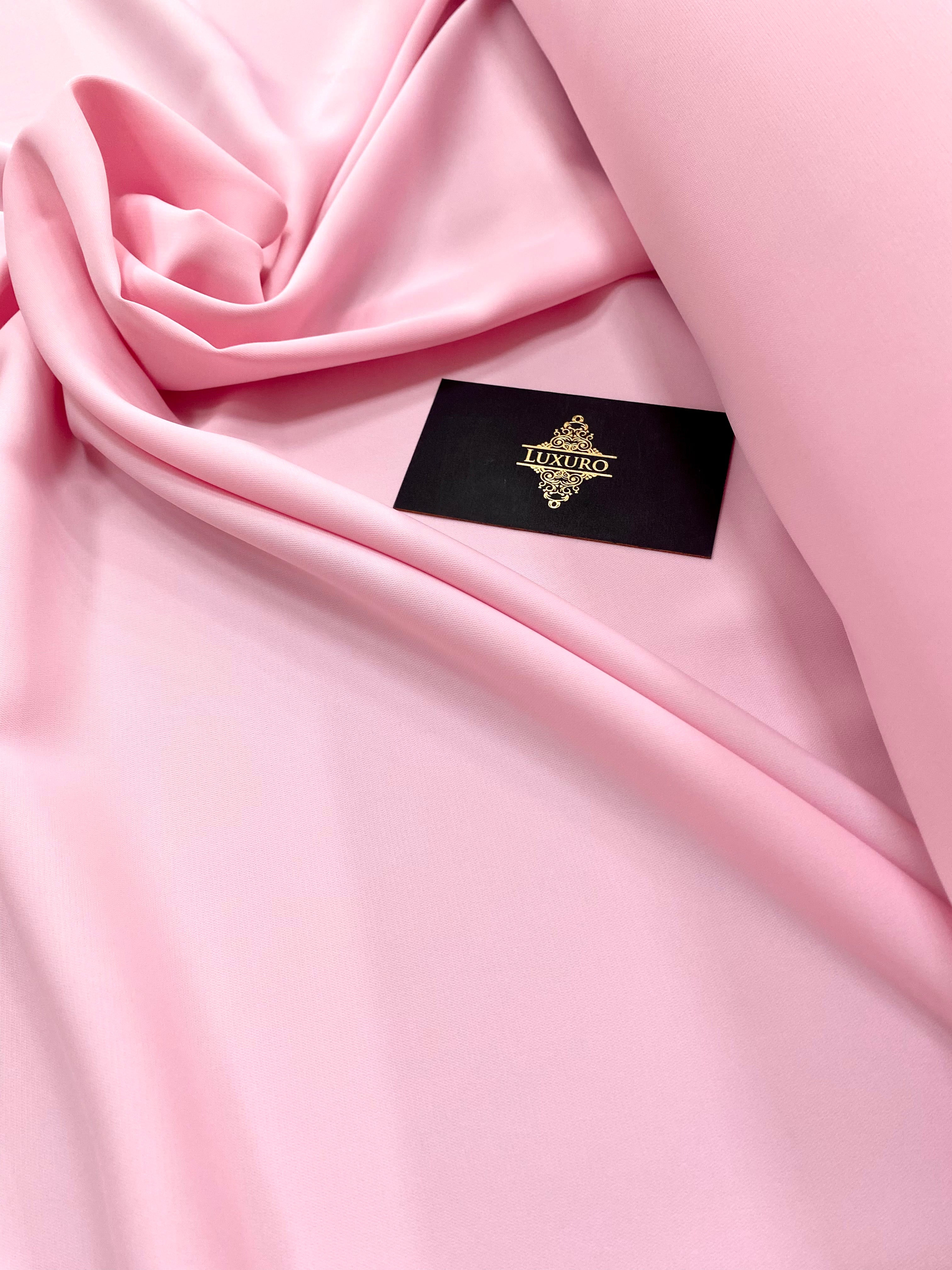 Triplu Voal Elastic Roz Deschis