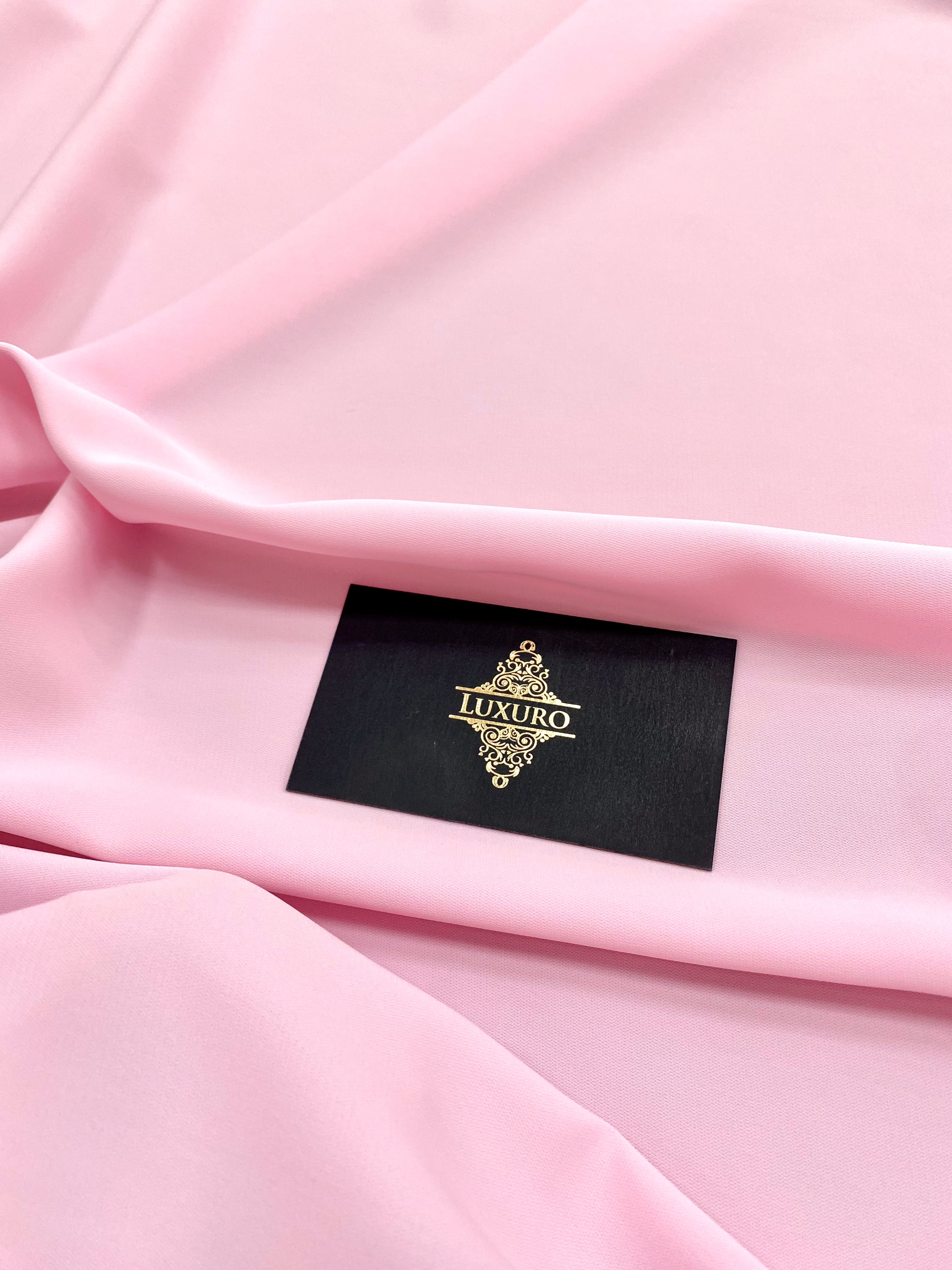 Triplu Voal Elastic Roz Deschis