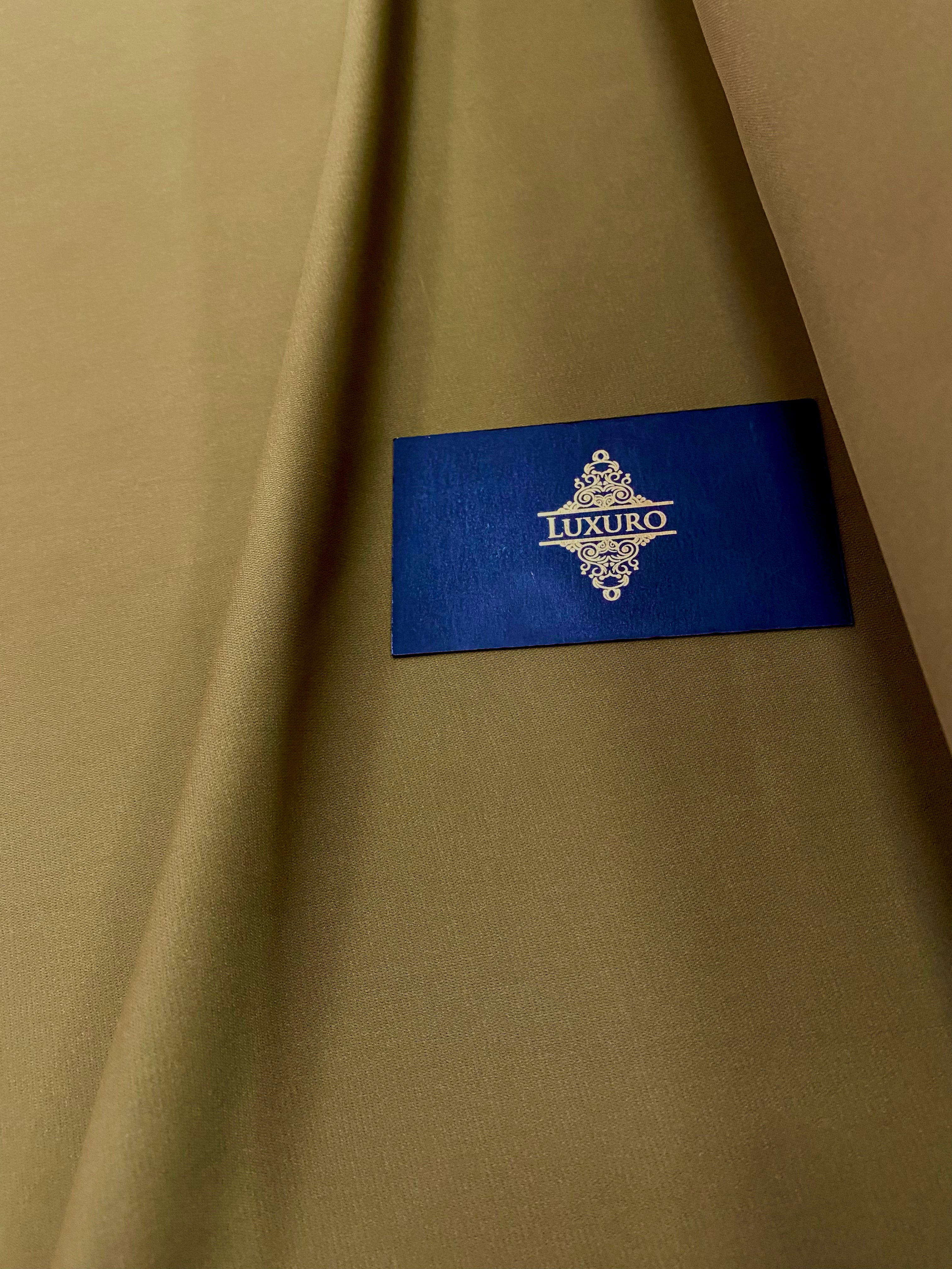 Triplu Voal Elastic Olive