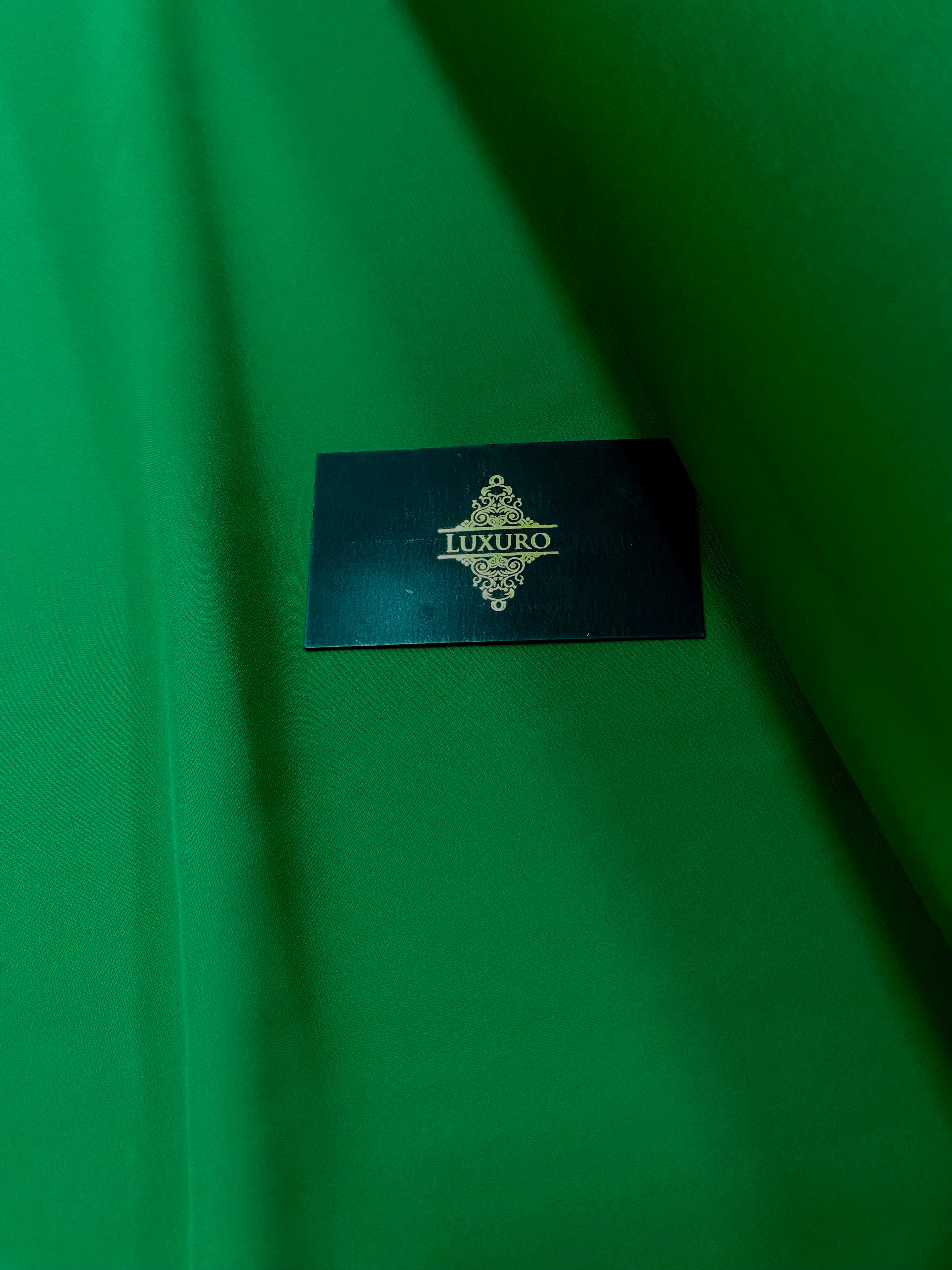 Triplu Voal Elastic Verde Smarald