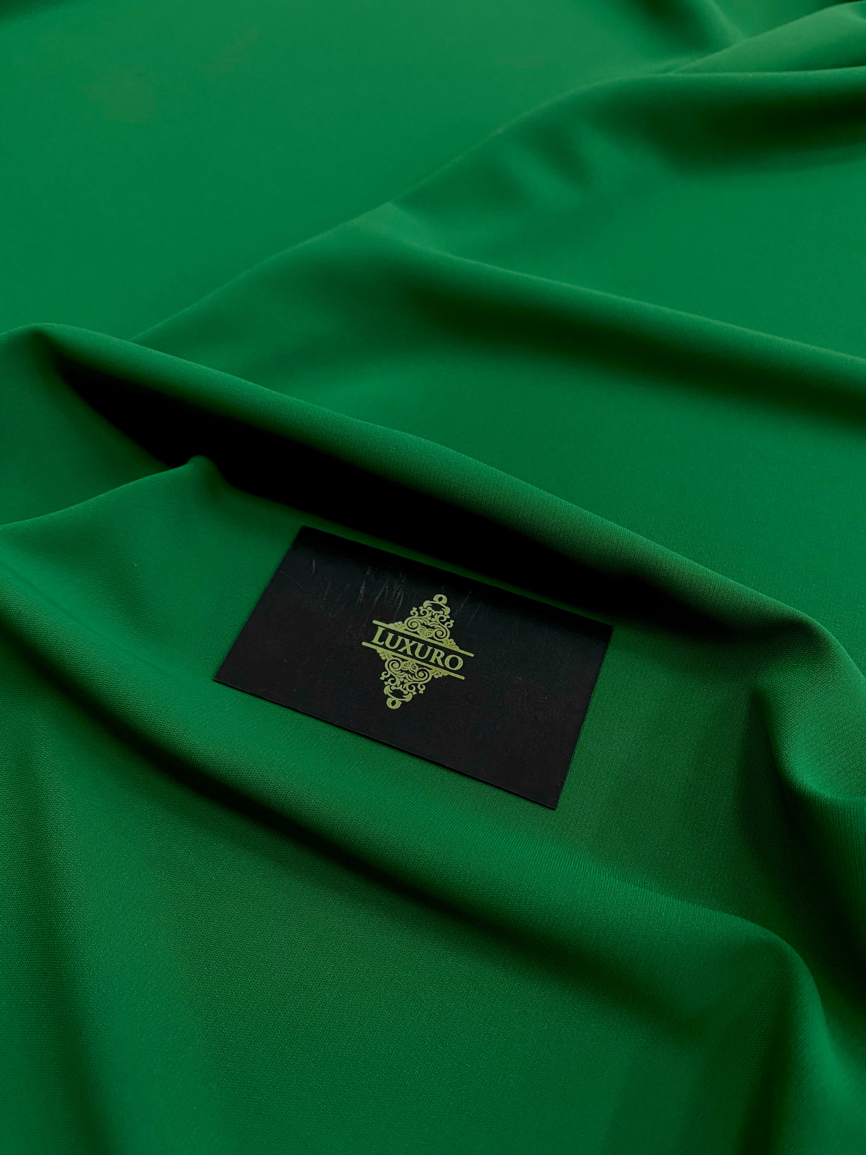 Triplu Voal Elastic Verde Smarald