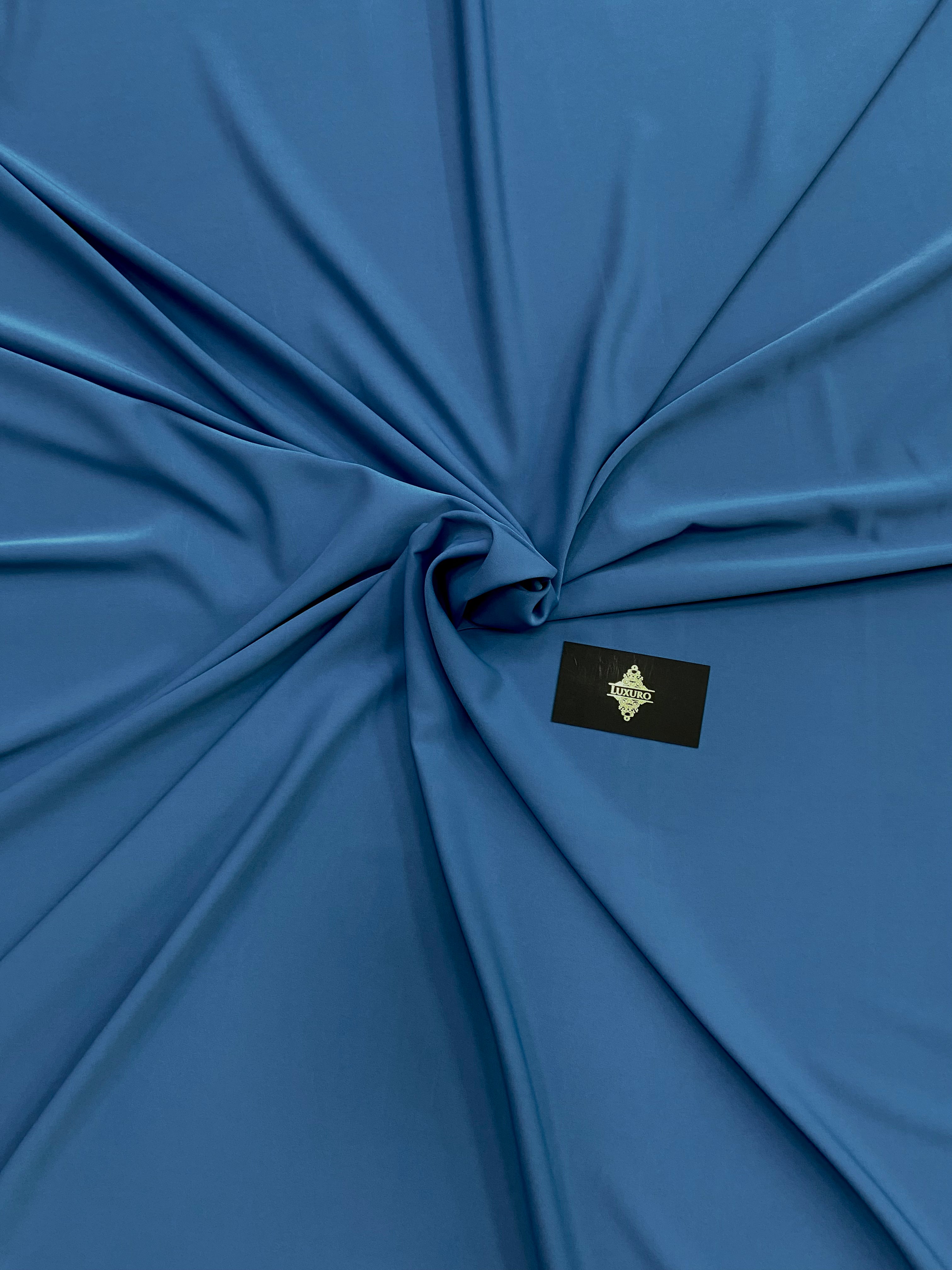 Triplu Voal Elastic Albastru Marin