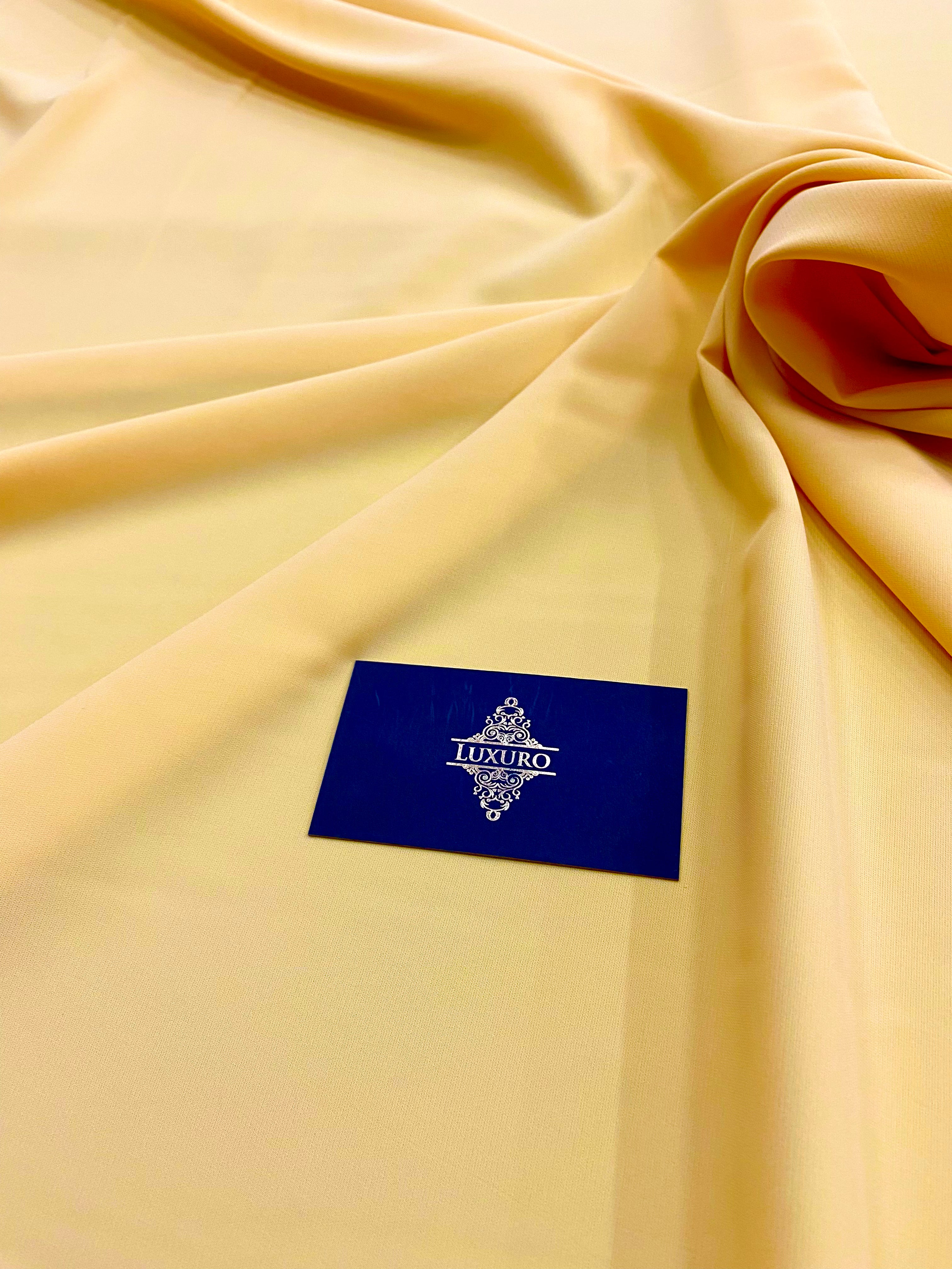 Triplu Voal Elastic Galben Deschis