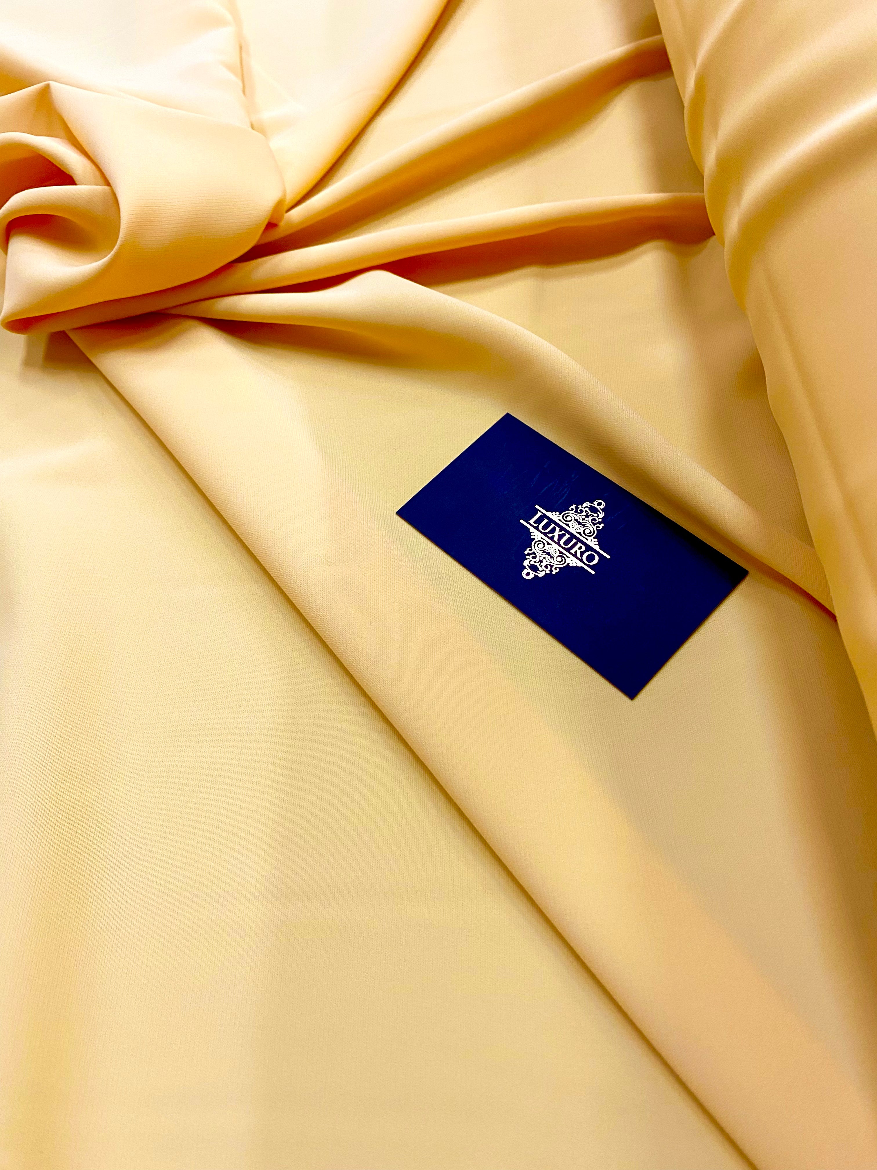 Triplu Voal Elastic Galben Deschis