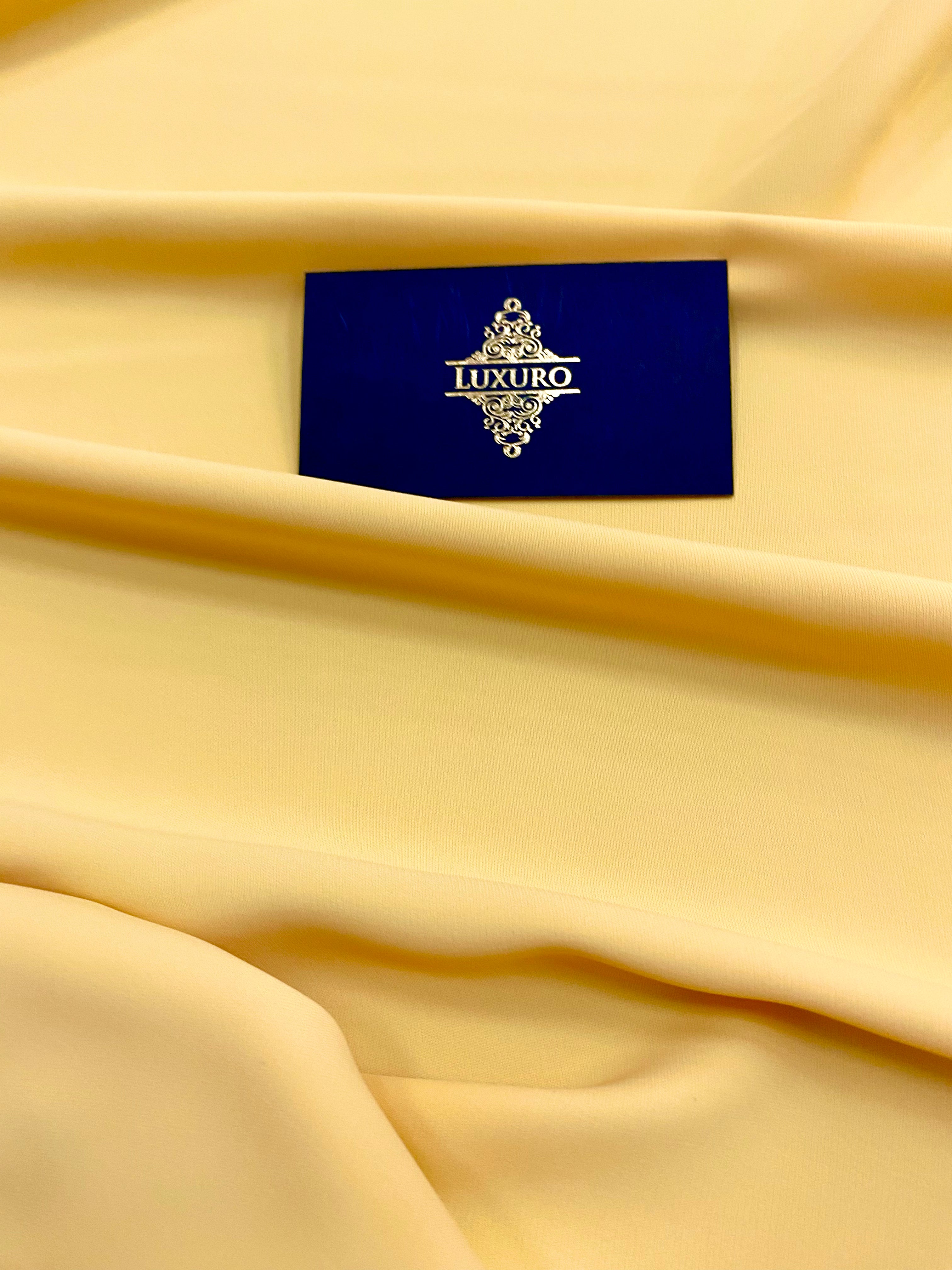 Triplu Voal Elastic Galben Deschis