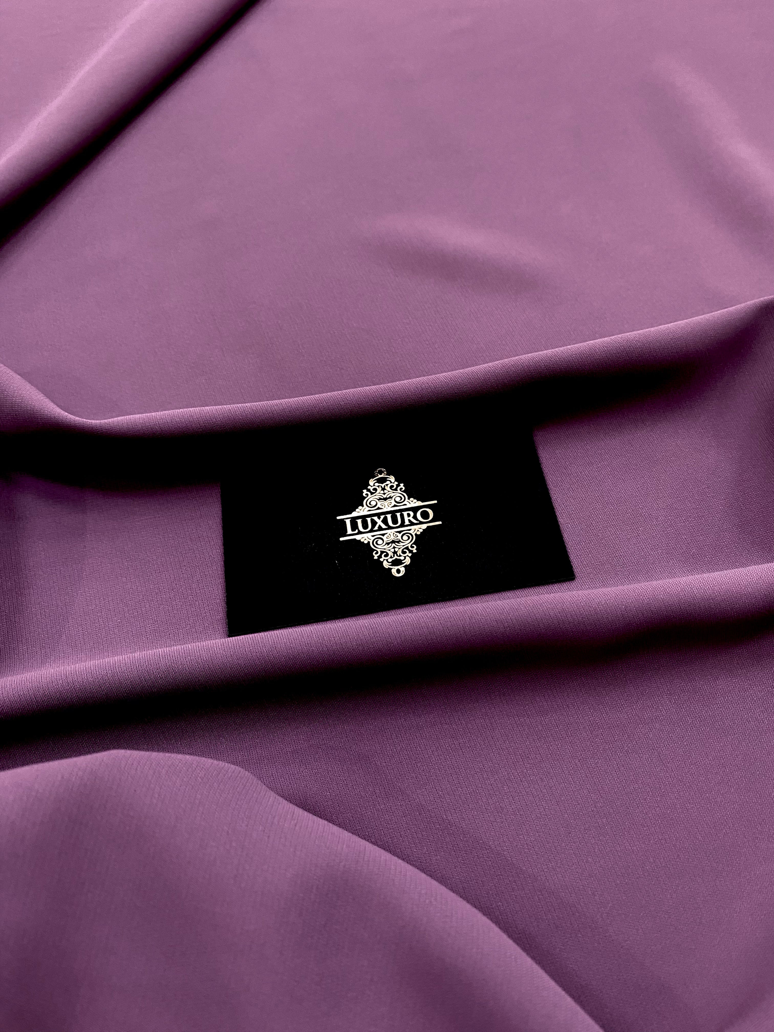 Triplu Voal Elastic Mov Pudrat