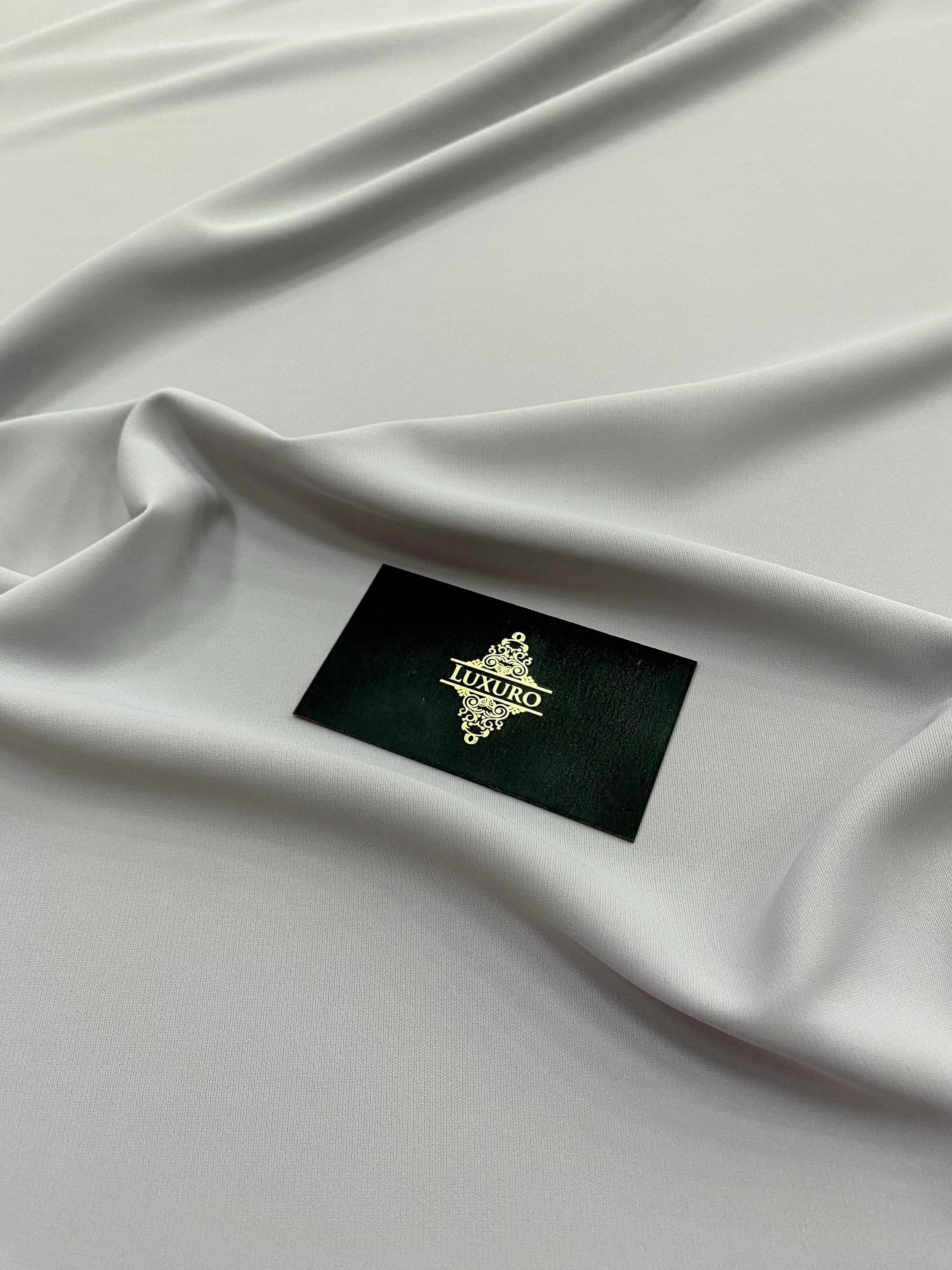 Triplu Voal Elastic Gri