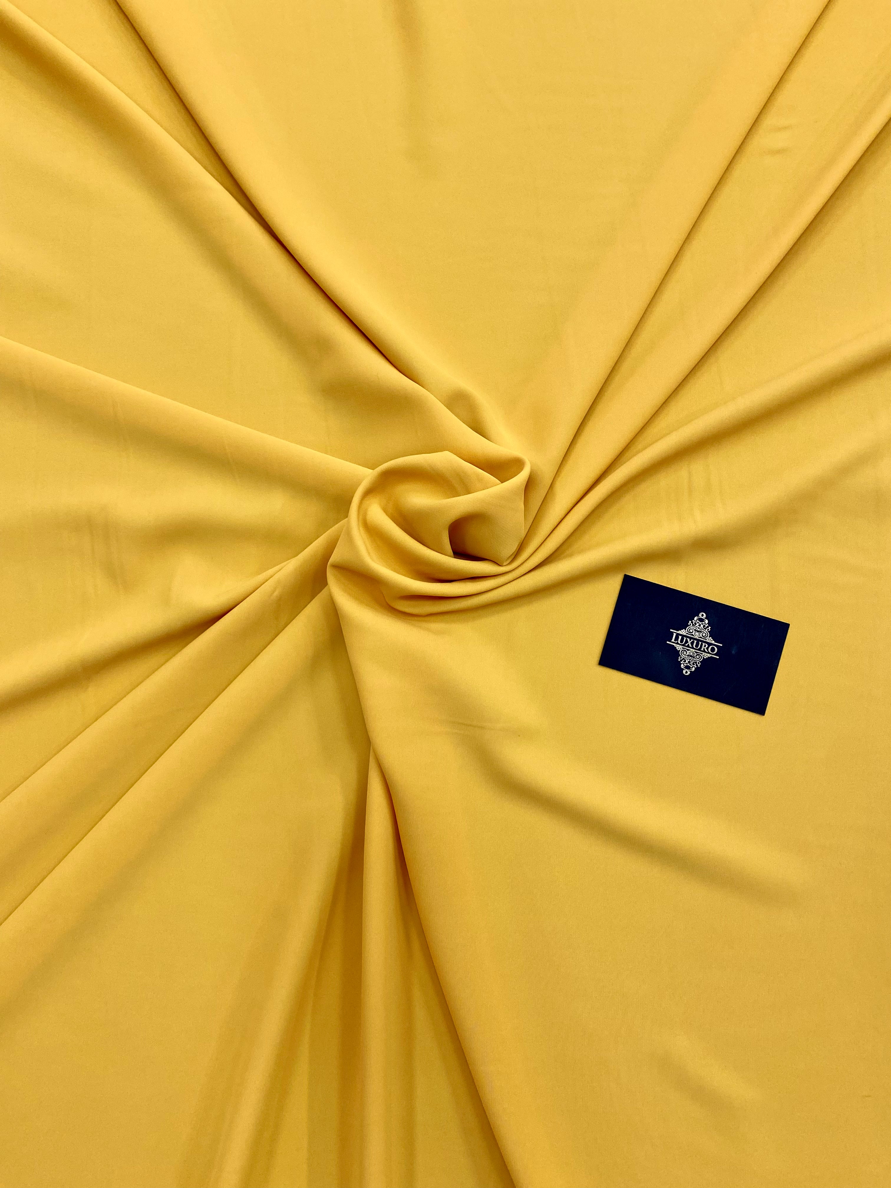 Triplu Voal Elastic Galben Inchis